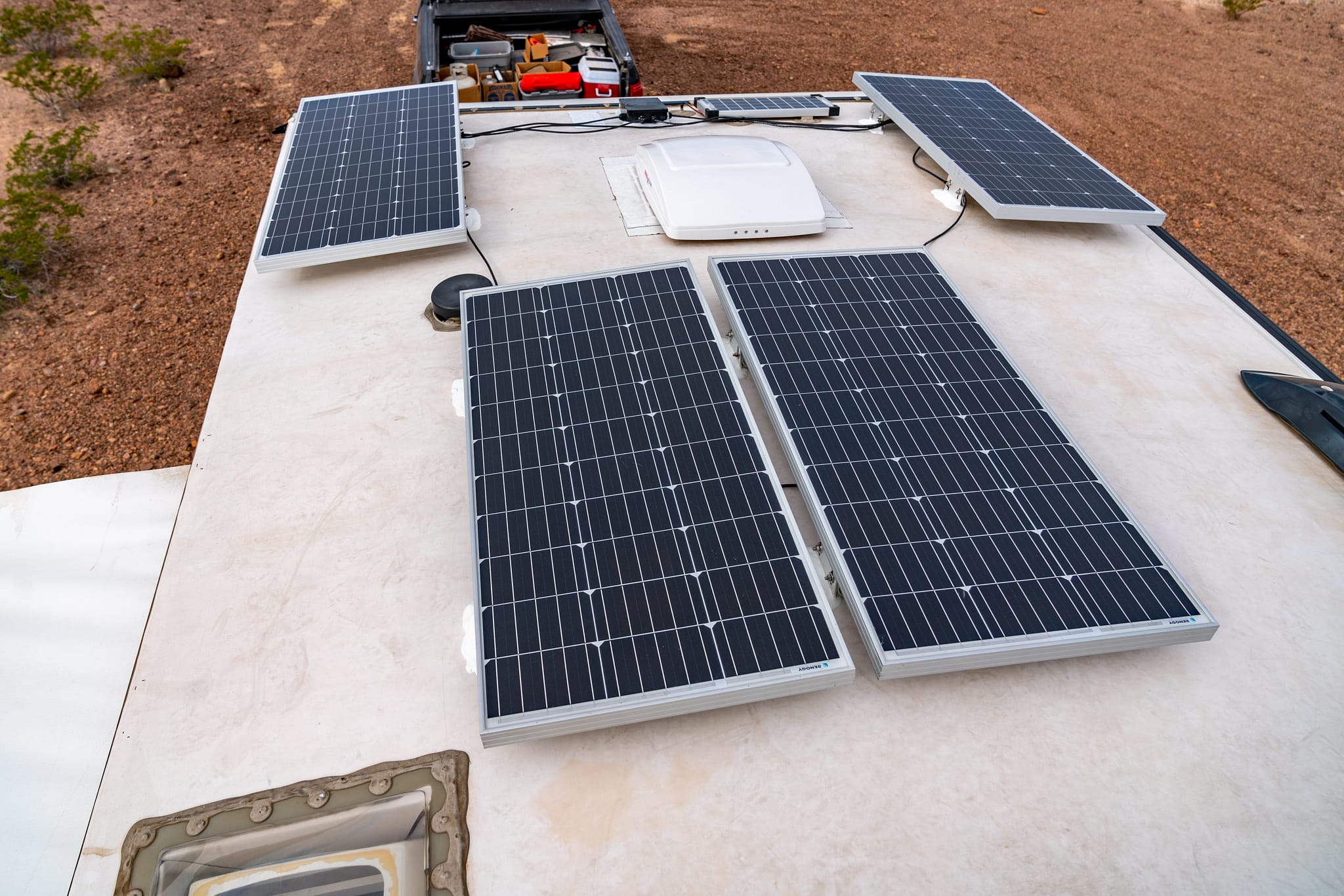 RV Rooftop Solar Panels