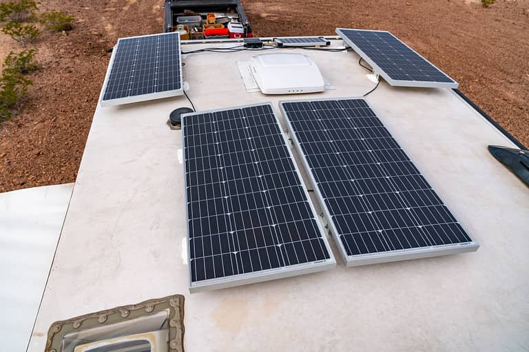 RV Rooftop Solar Panels
