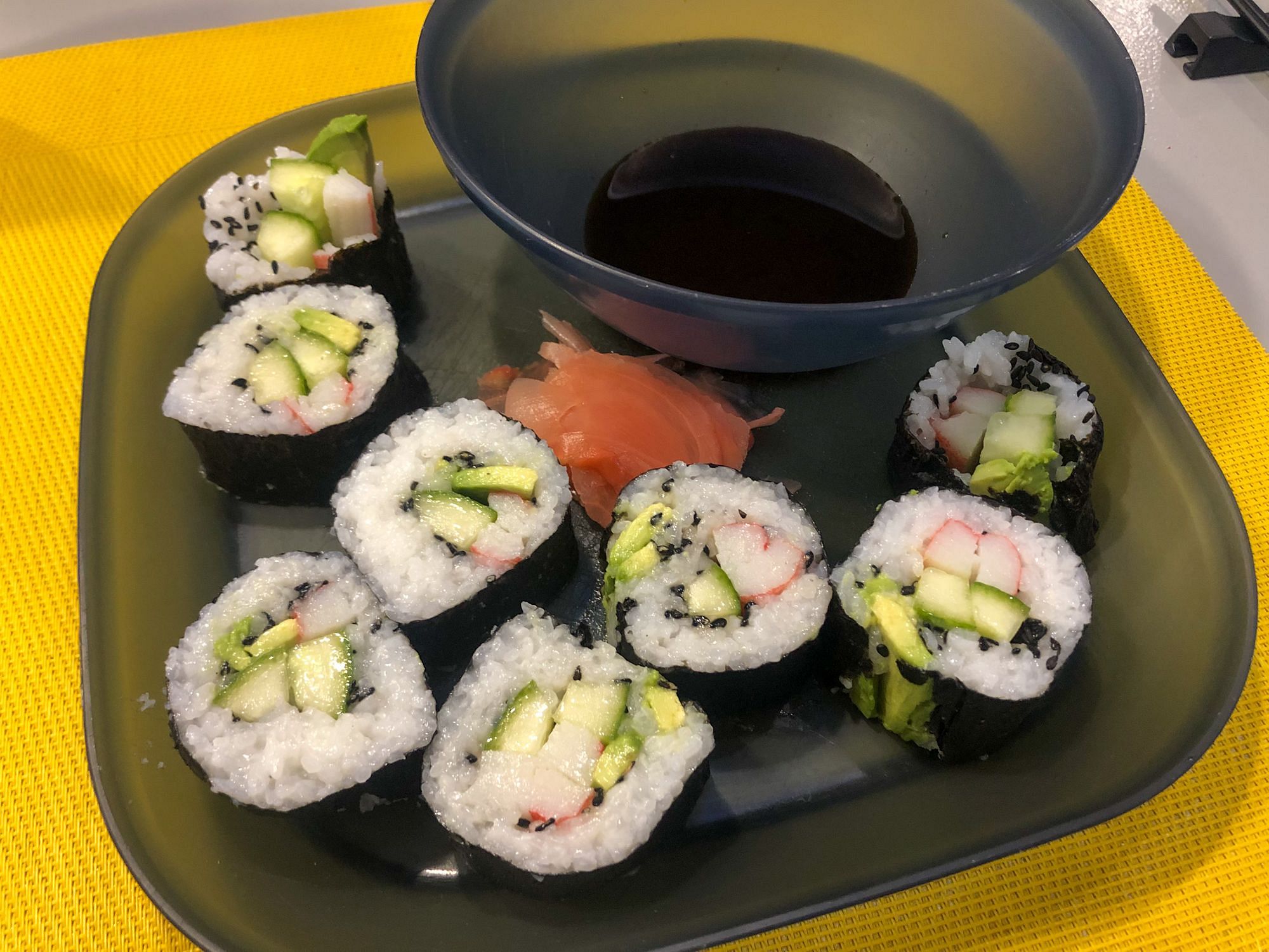 Homemade California Rolls