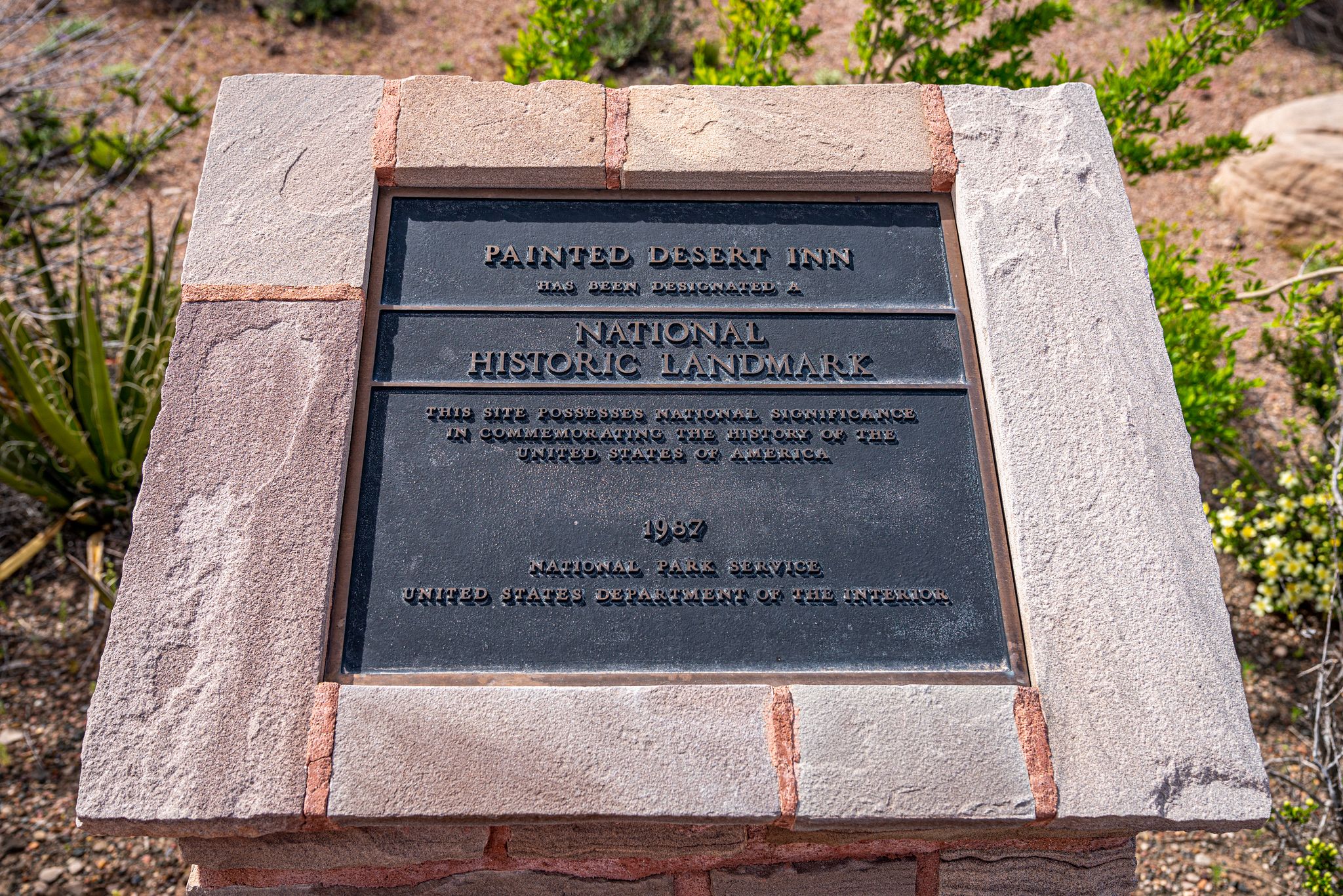 Painted Desert Inn Plaque