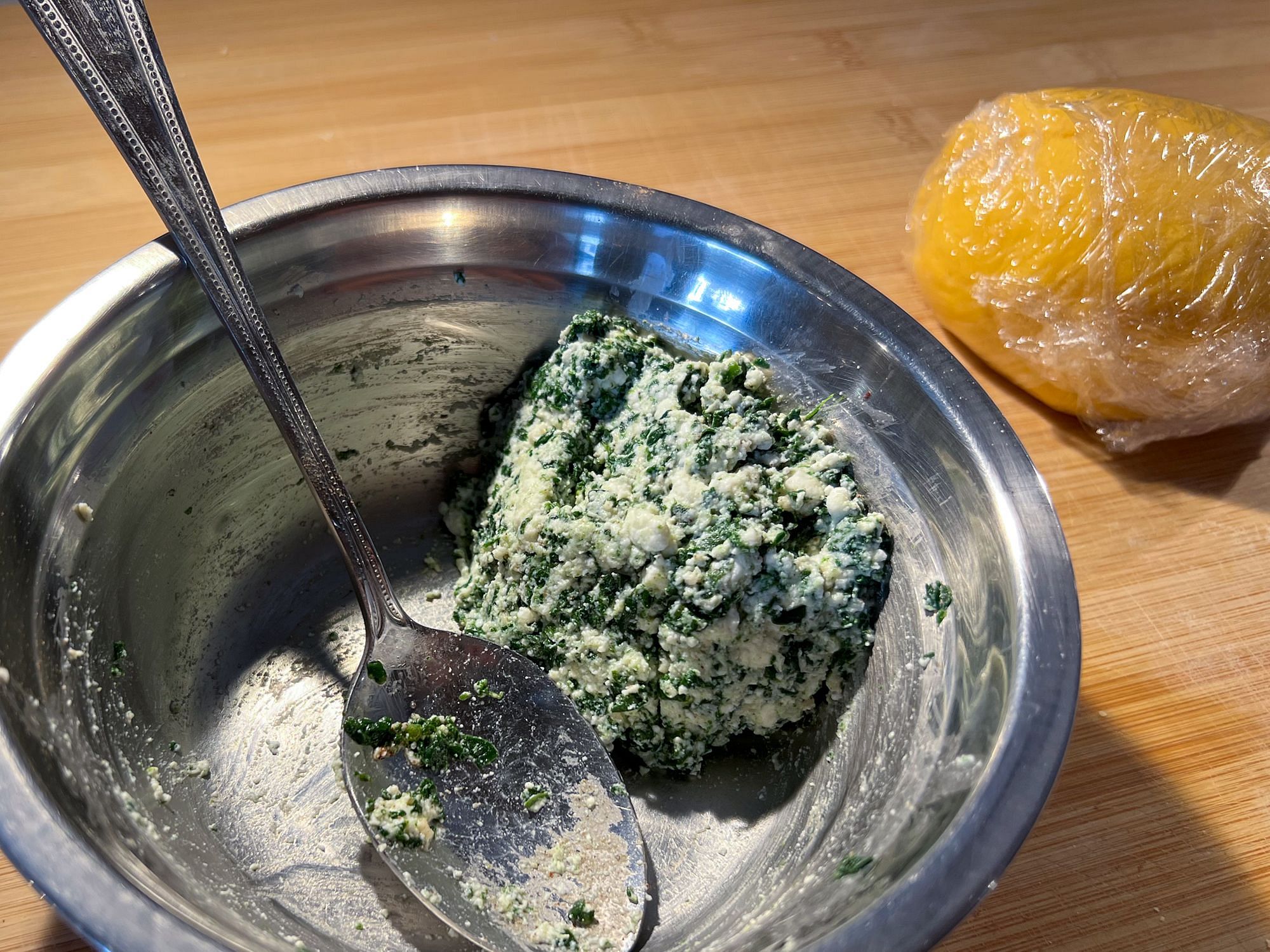 Ricotta and Spinach Pasta Filling