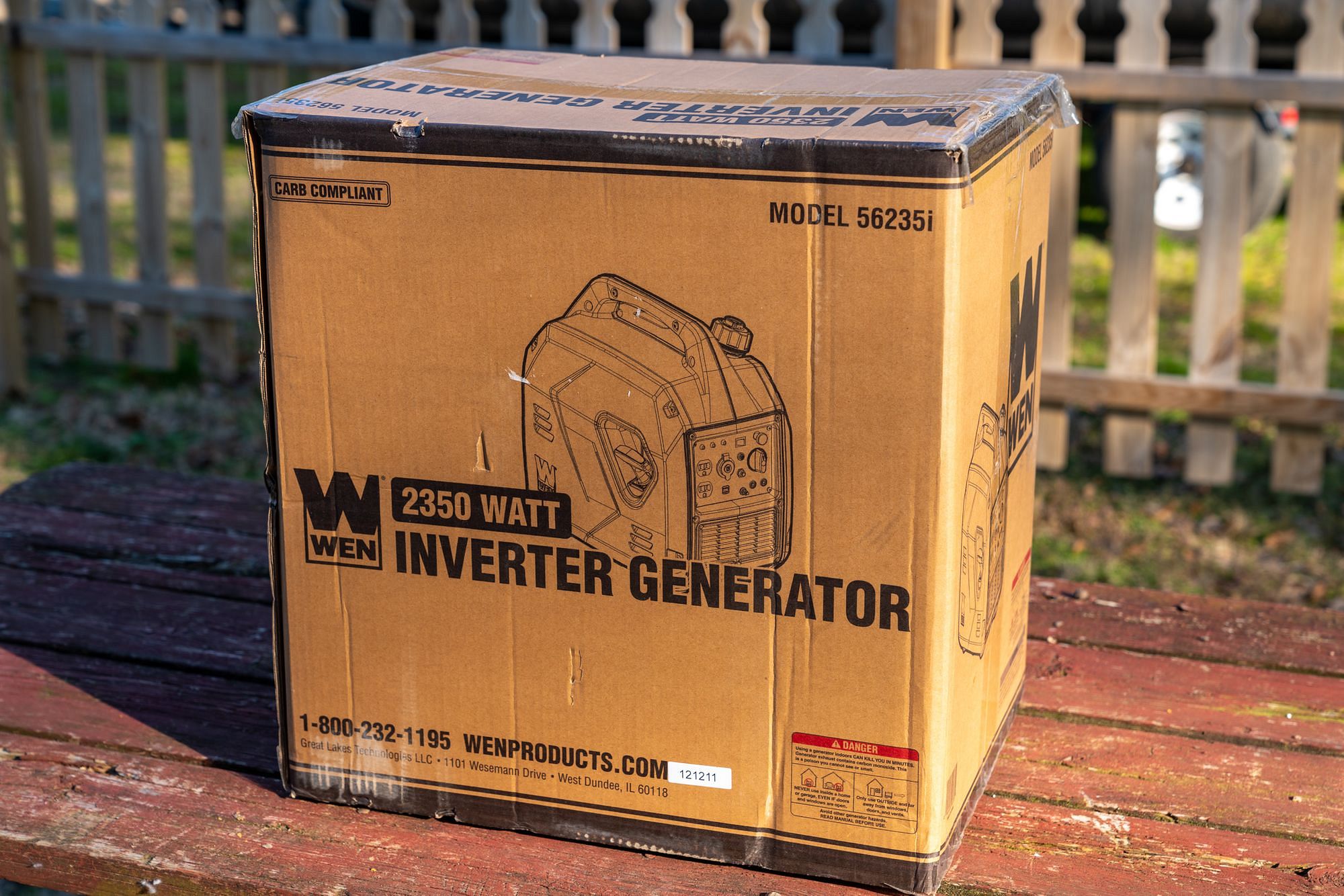 WEN 56235i Generator Box
