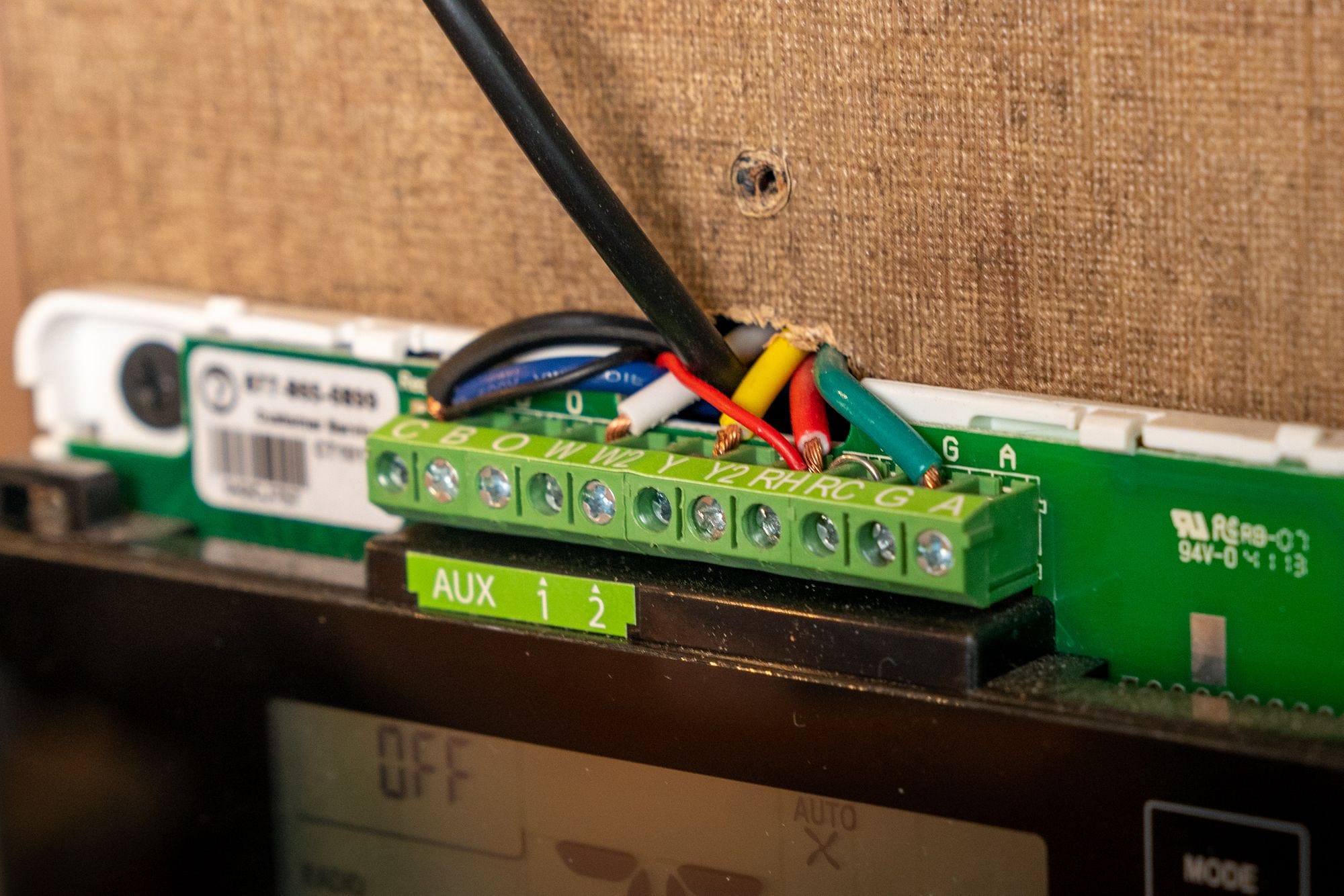 RV Thermostat Wiring