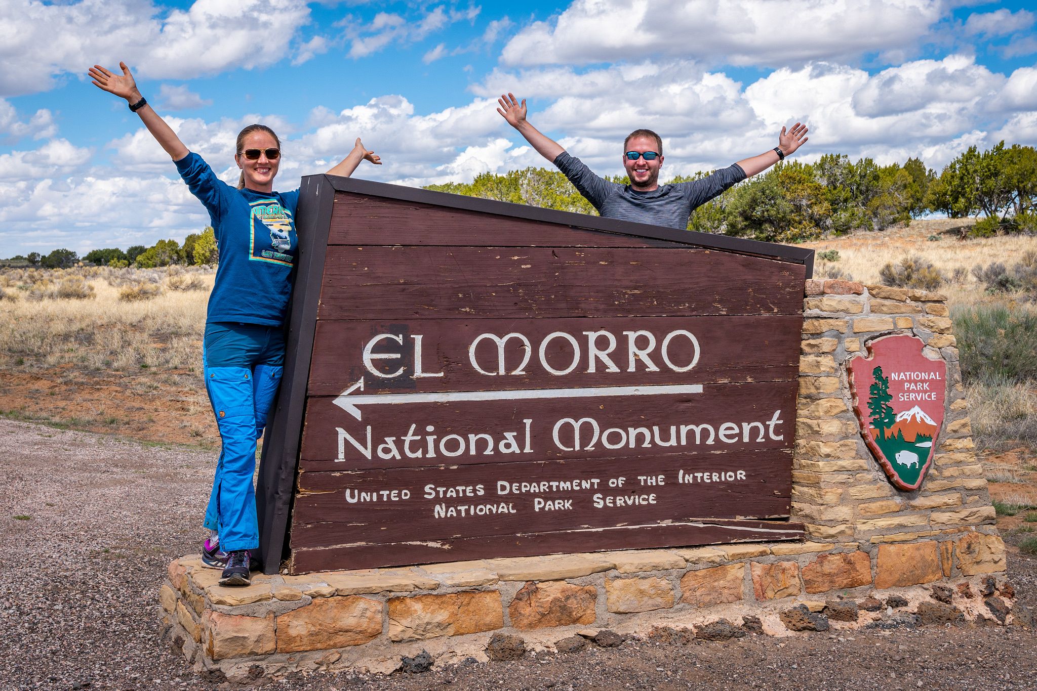 El Morro National Monument Entrance Sign