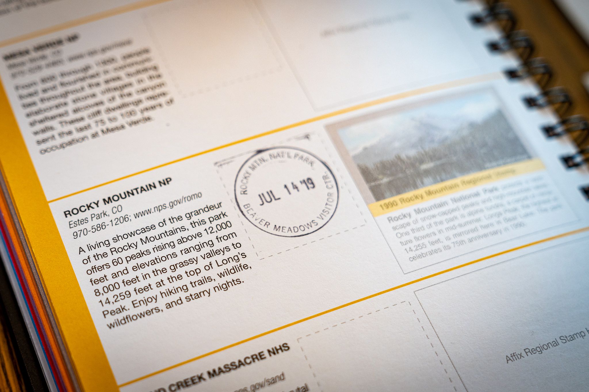 Rocky Mountain Passport Stamp