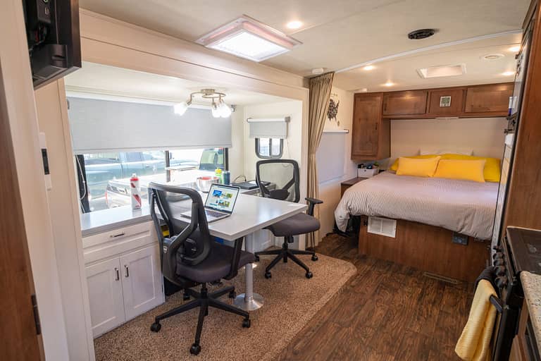 Confident White RV Walls