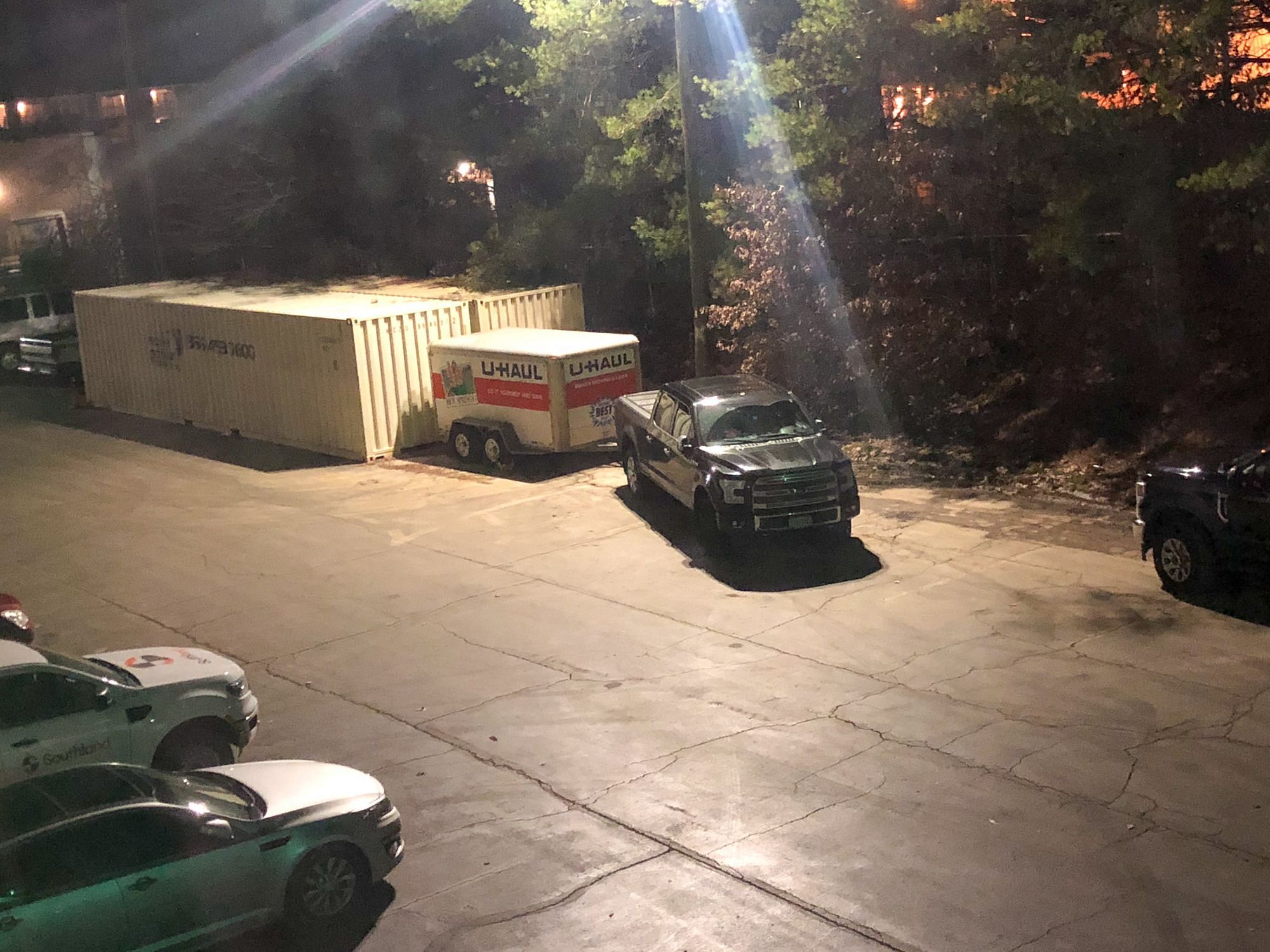 Hotel Parking Lot Trailer Security