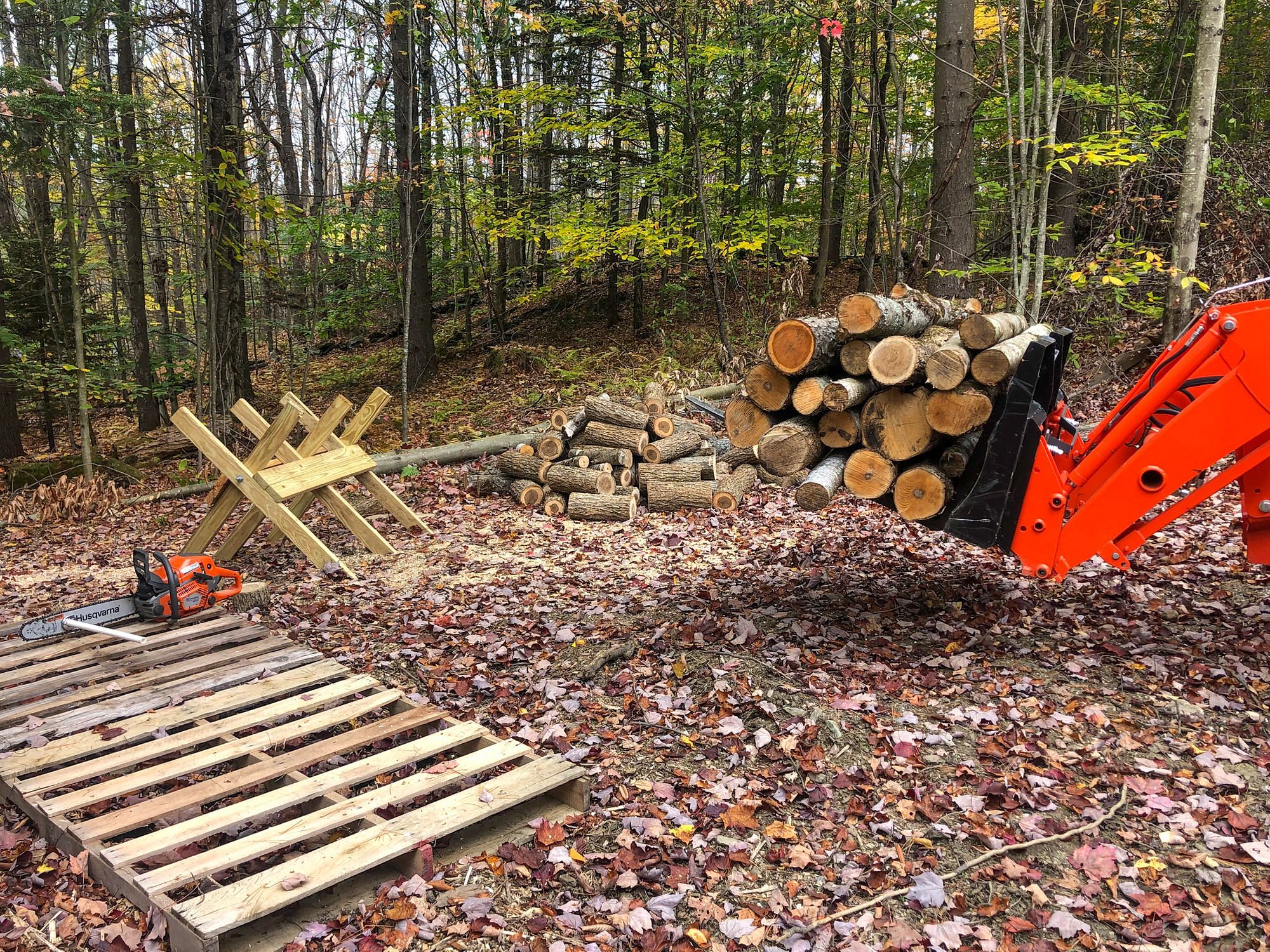 Firewood Cutting Station