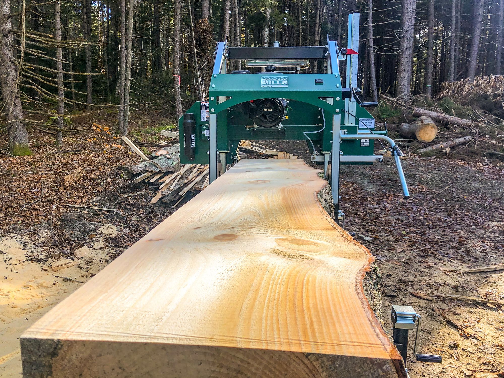 Milling Pine, First Snow & New Tools