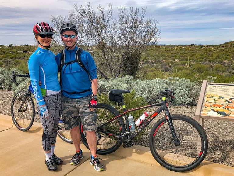 Cycling the Cactus Forest Loop Drive