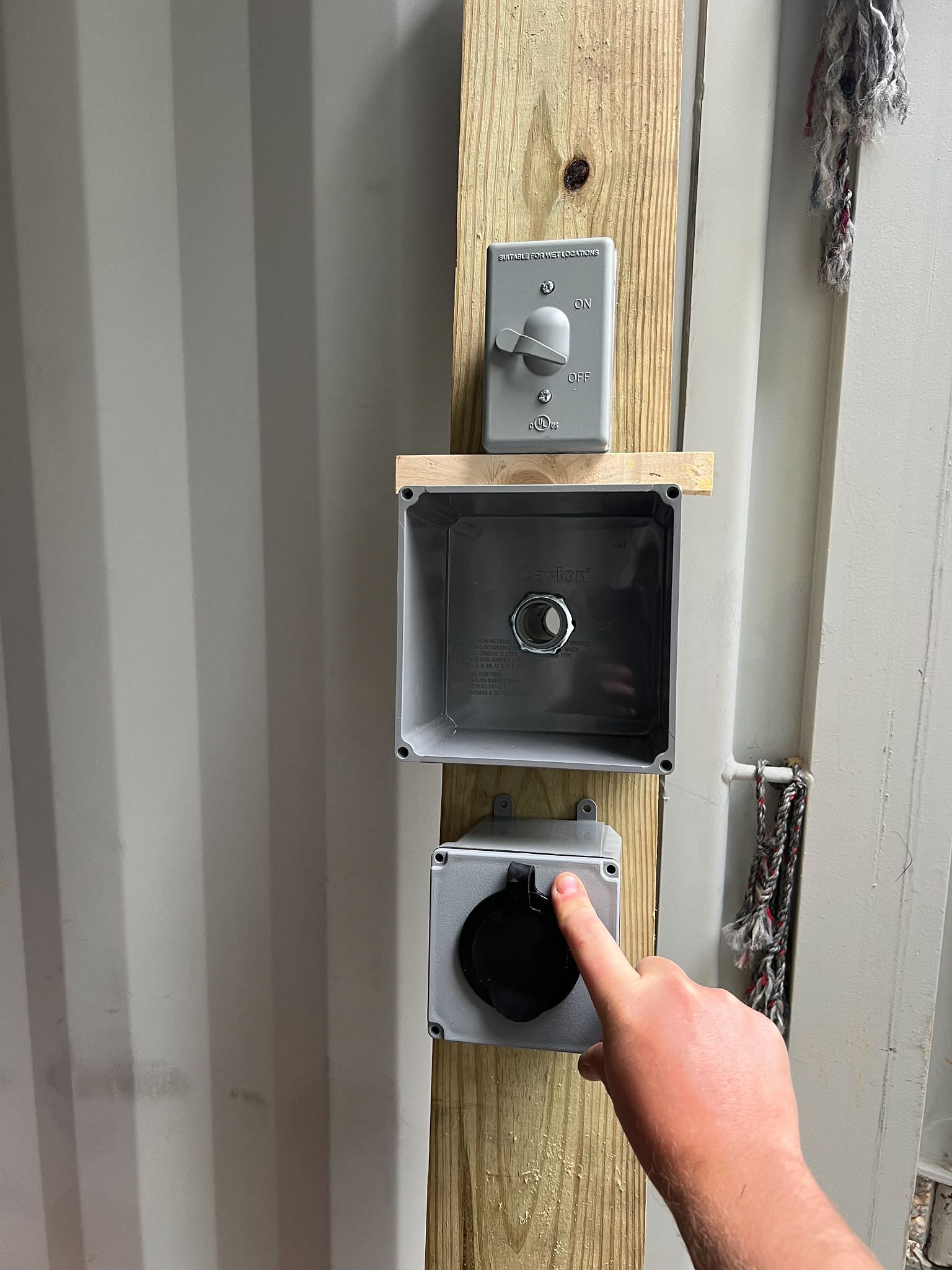 Temporary Well Pump Wiring
