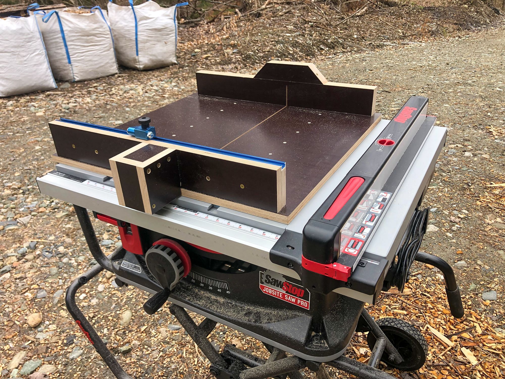 Crosscut sled on sale for sawstop