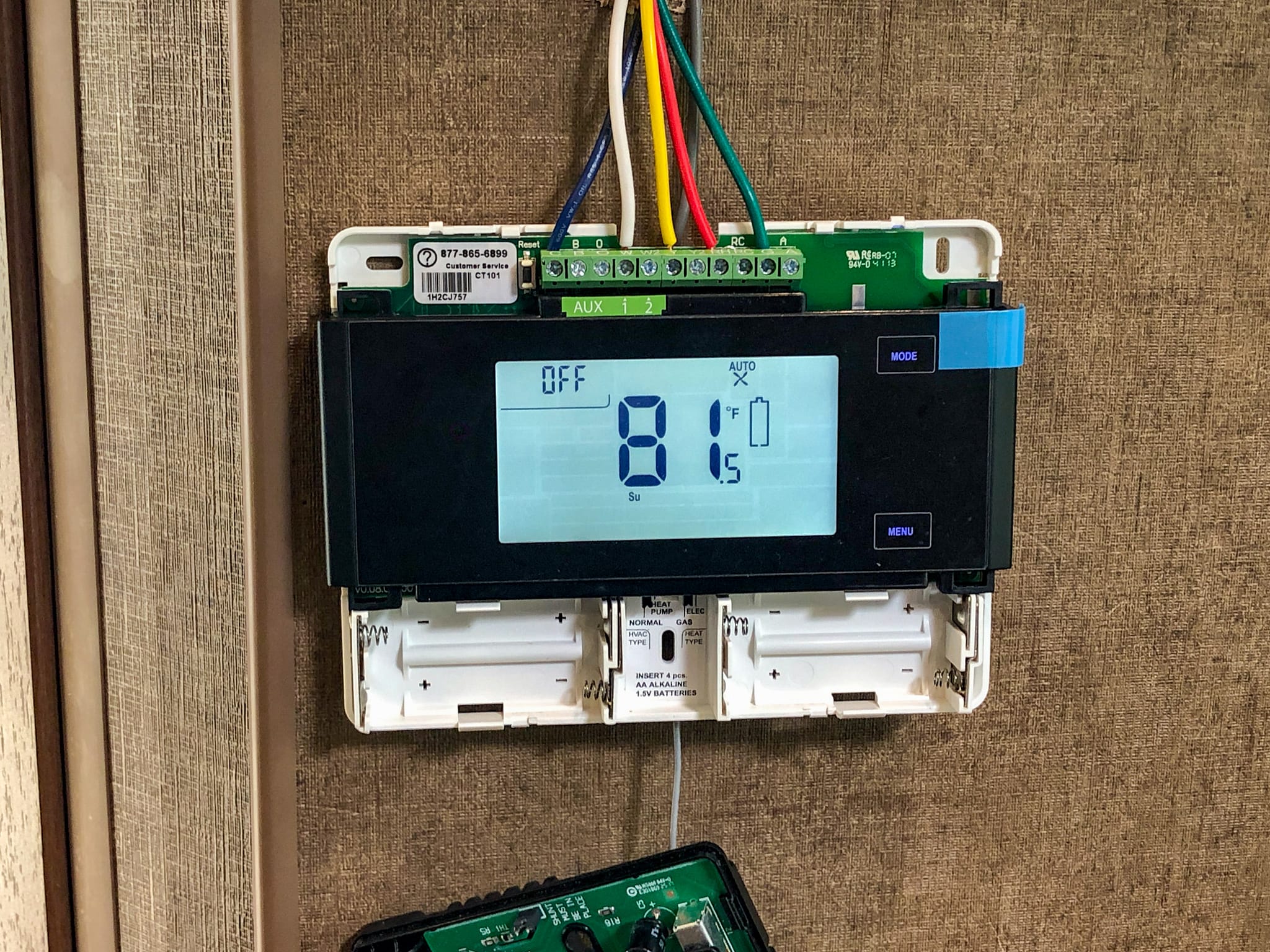 Wiring the Radio Thermostat CT101