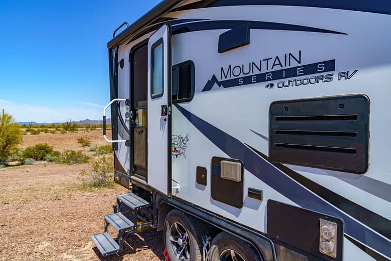 Installing an RV Door Holder & Latch