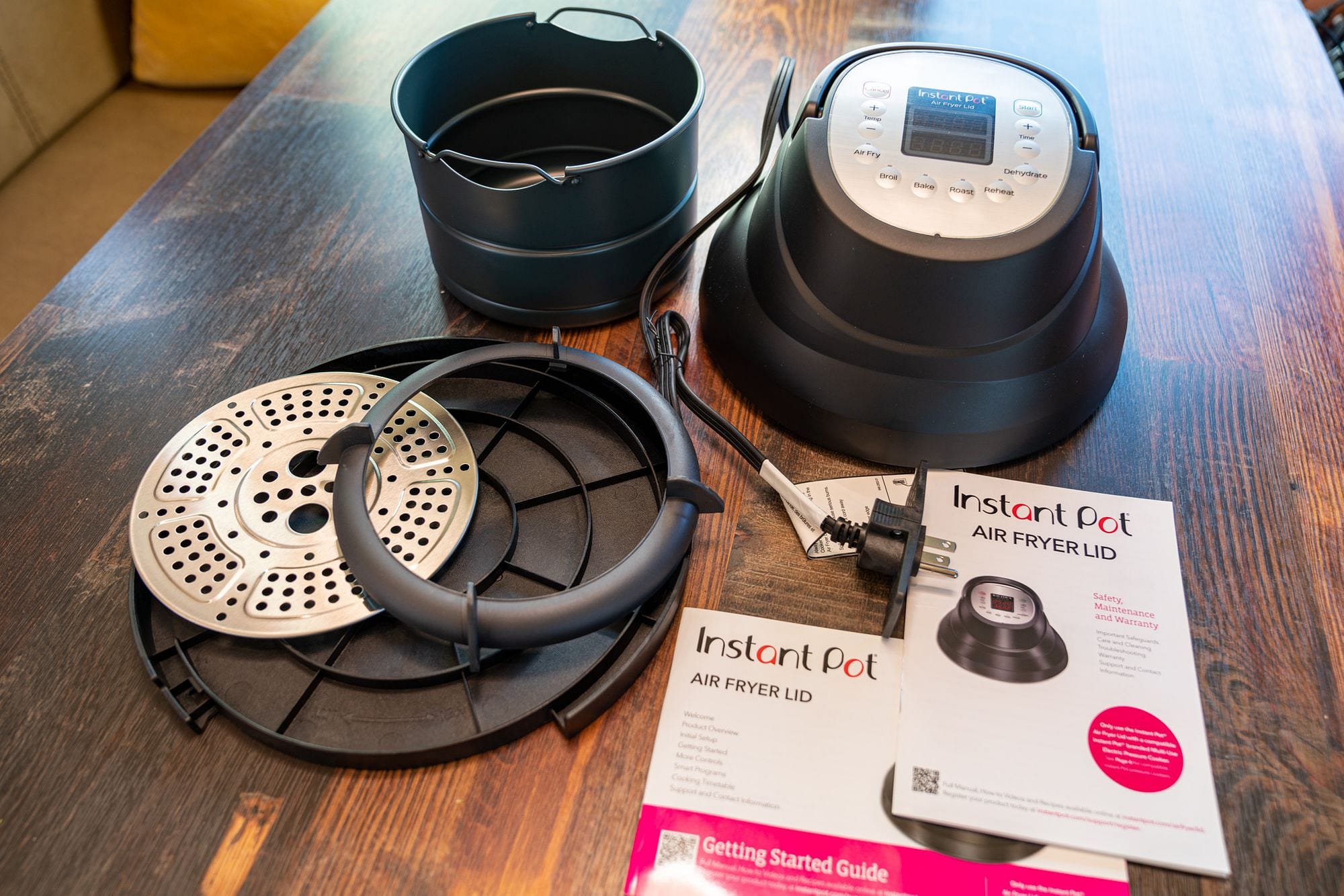 Instant Pot AIR FRYER LID + STORAGE PAD ONLY - See First Photo for