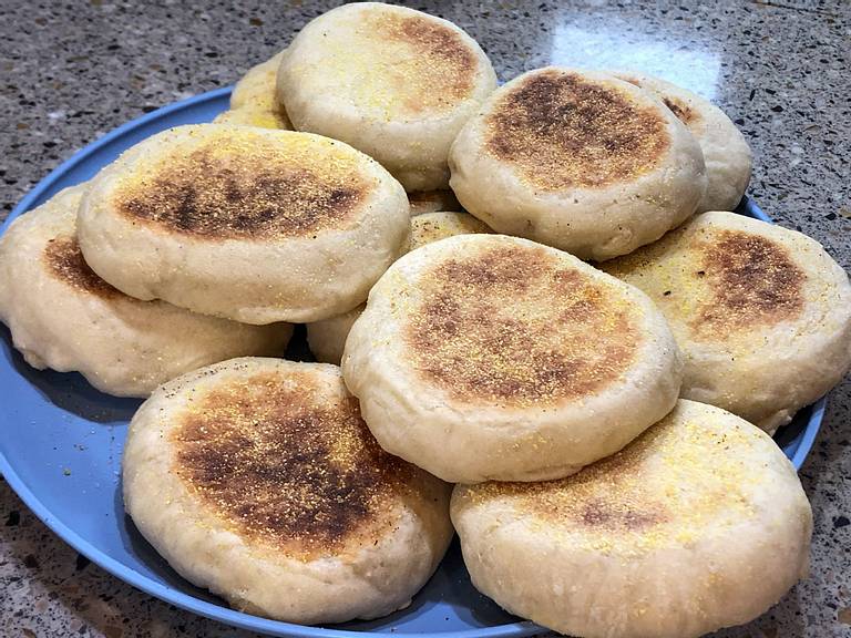 Sourdough English Muffins