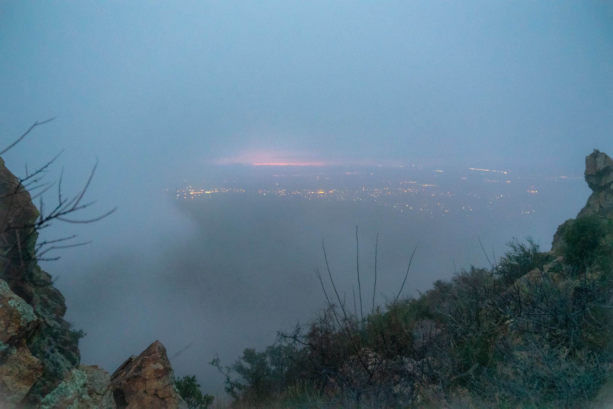 Clouds on Wasson Peak