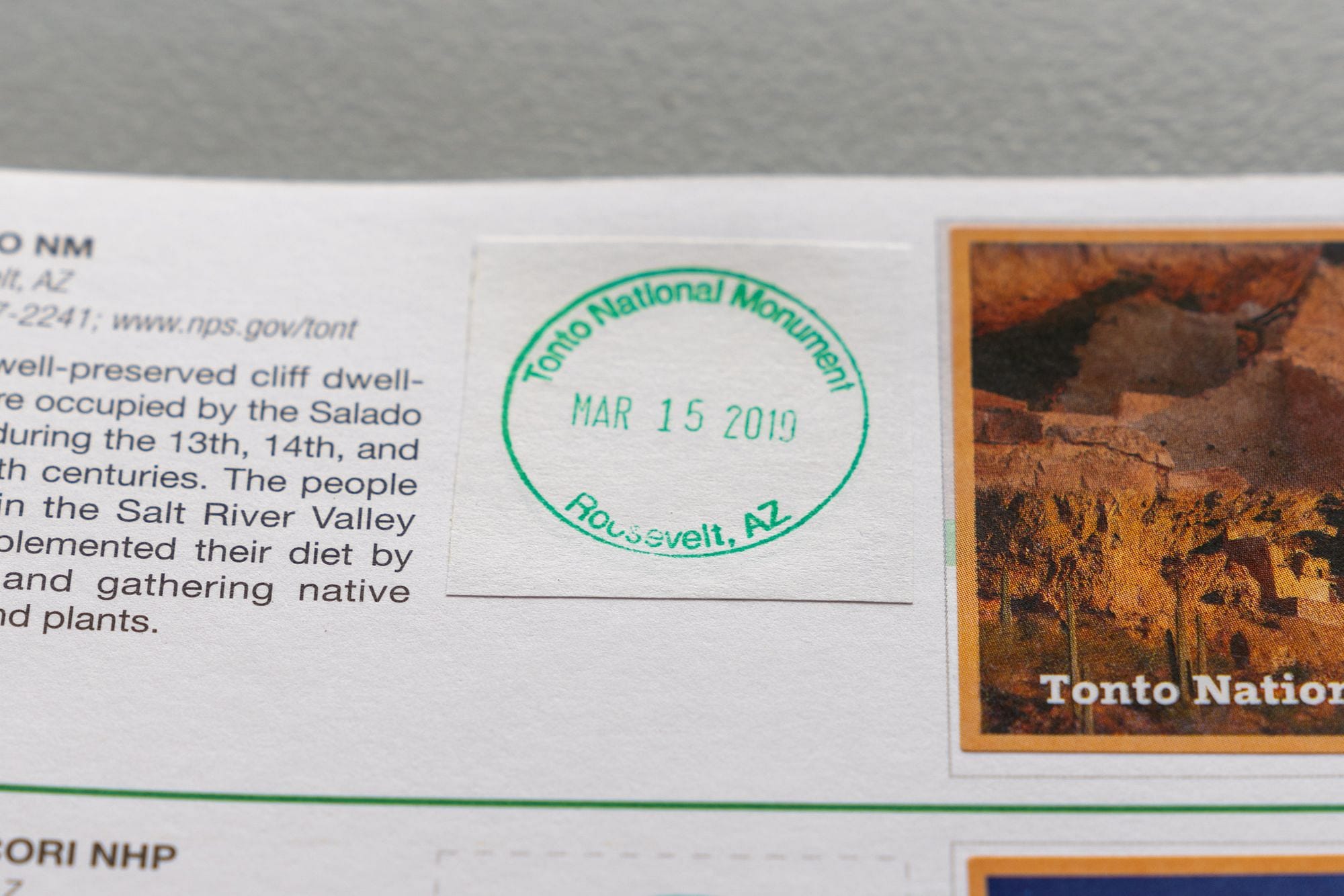 National Park Cancellation Stamp