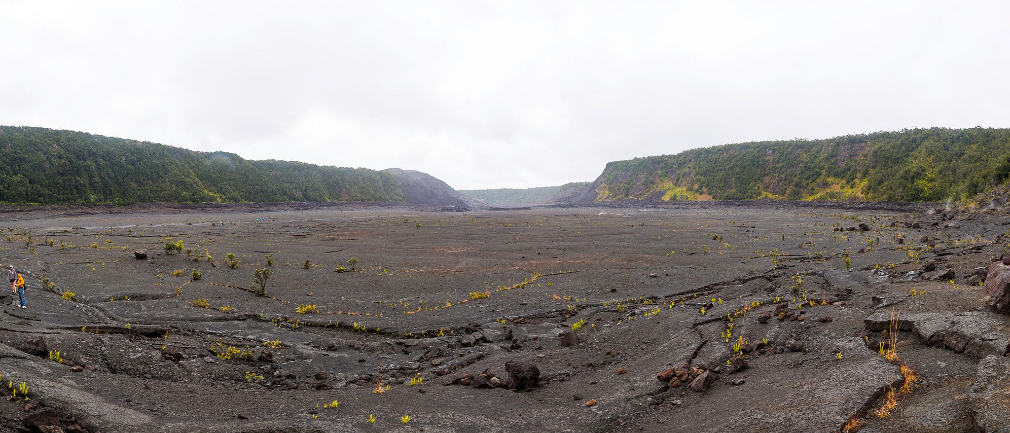Inside Kilauea Iki Crater.