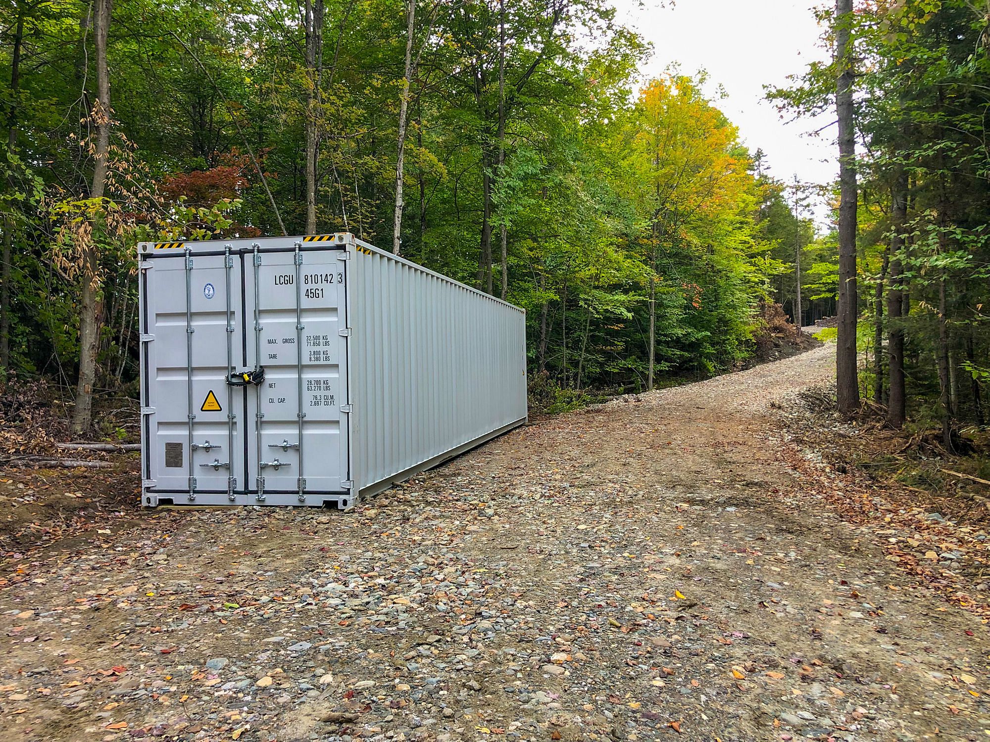 Shipping Container Chain Lock