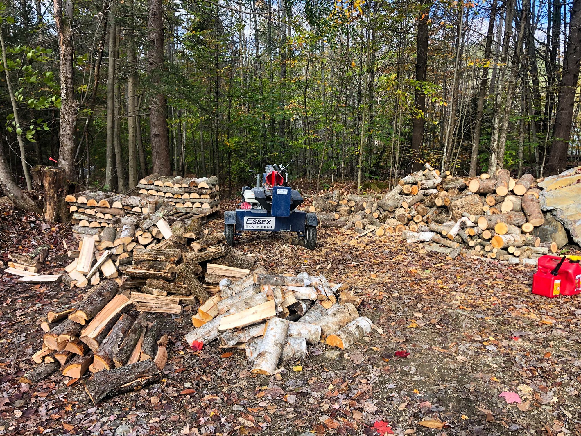 How to Choose, Cut, Split and Stack Firewood