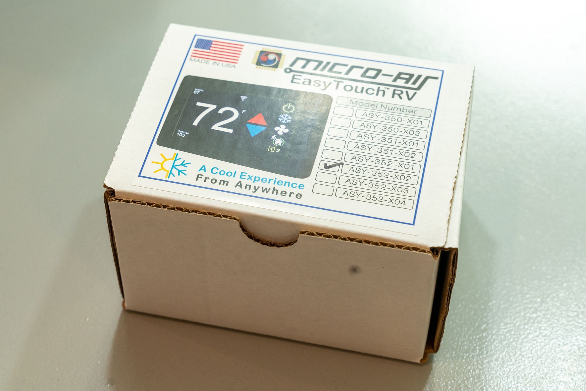 MicroAir EasyTouch RV 351Black Thermostat ASY351X01 Appliances RV