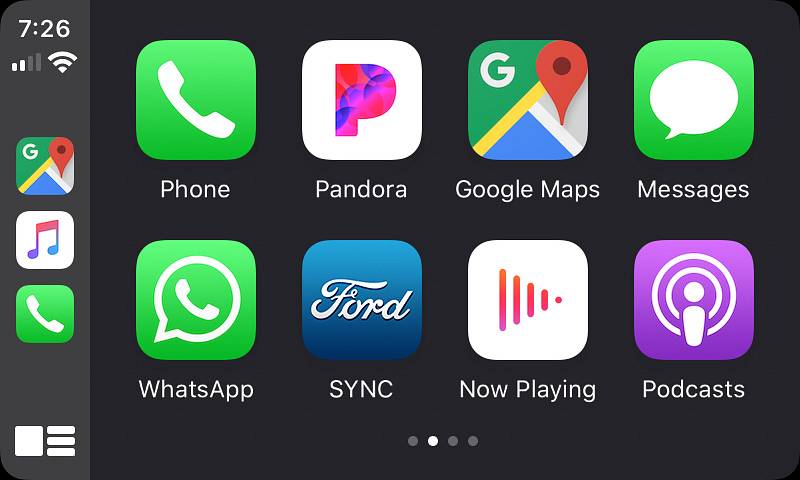 Apple CarPlay Home Screen