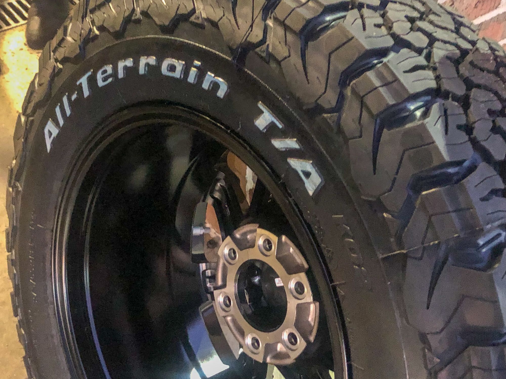 Raised White Lettering BFGoodrich KO2
