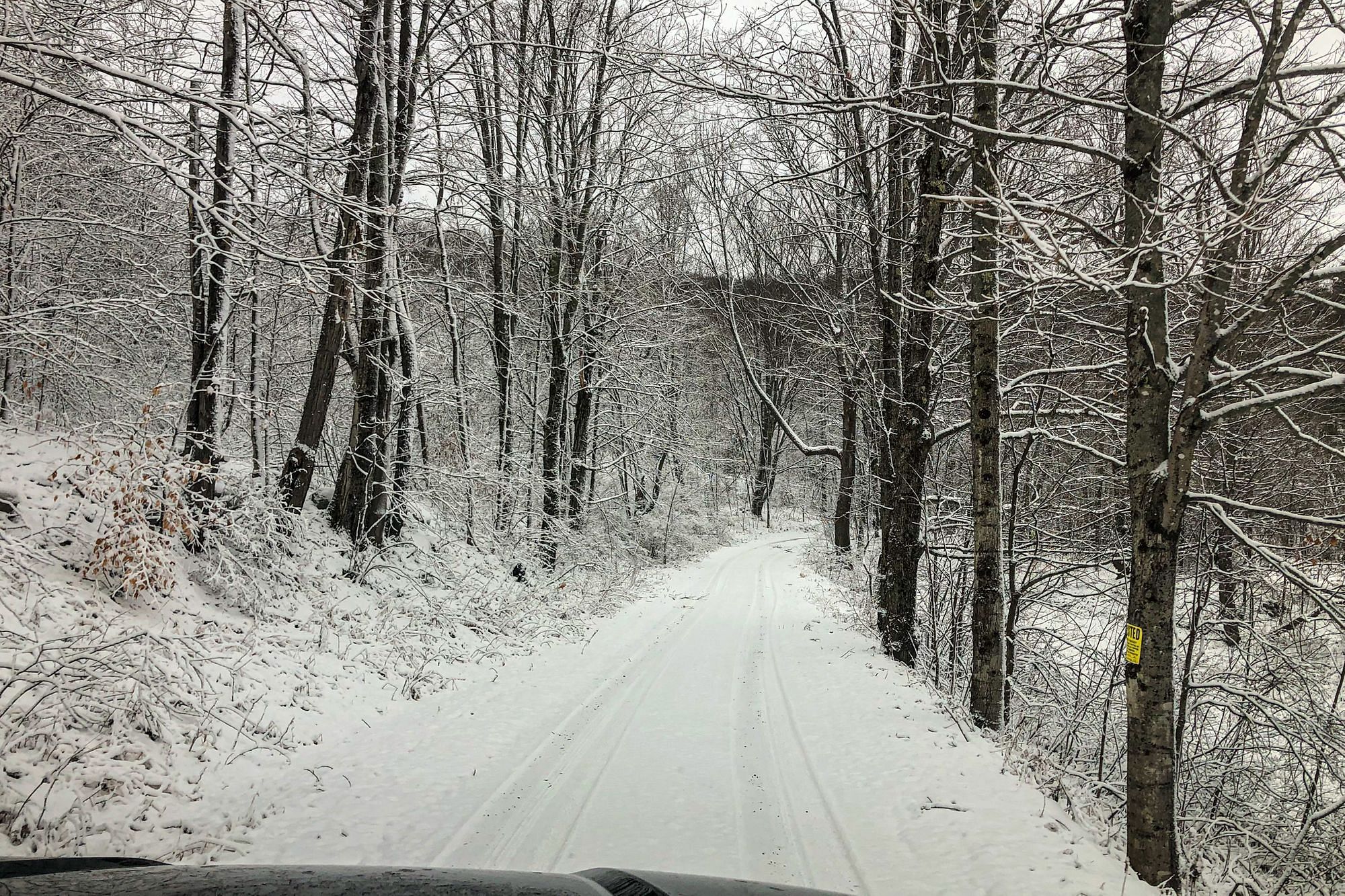Vermont Roads in Snow