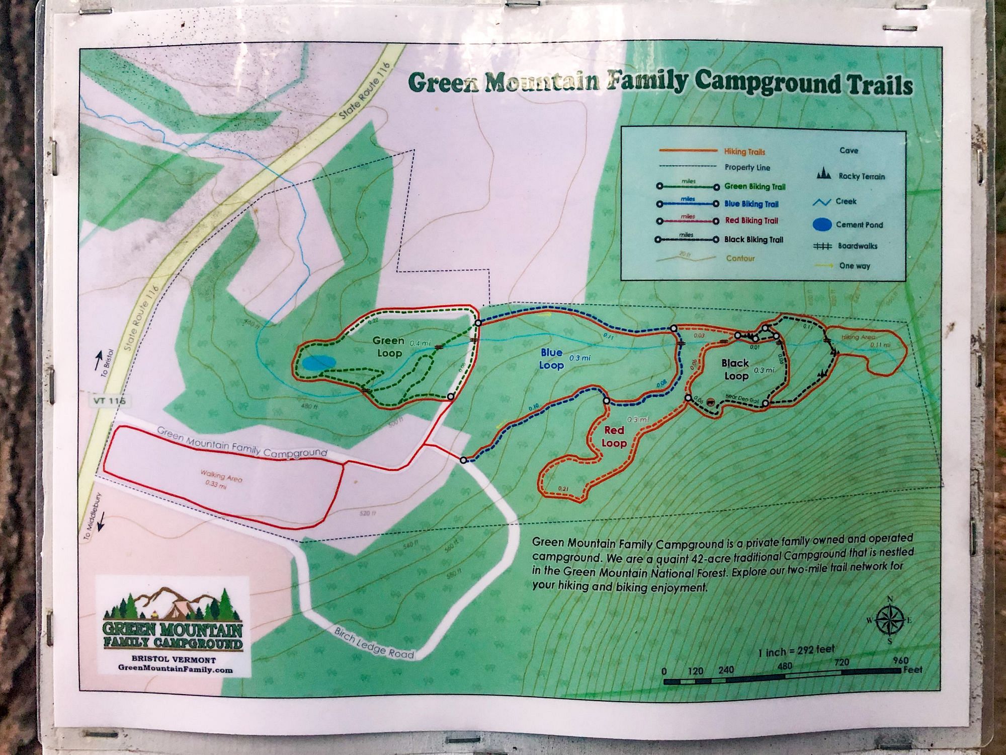 Green Mountain Family Campground Trails