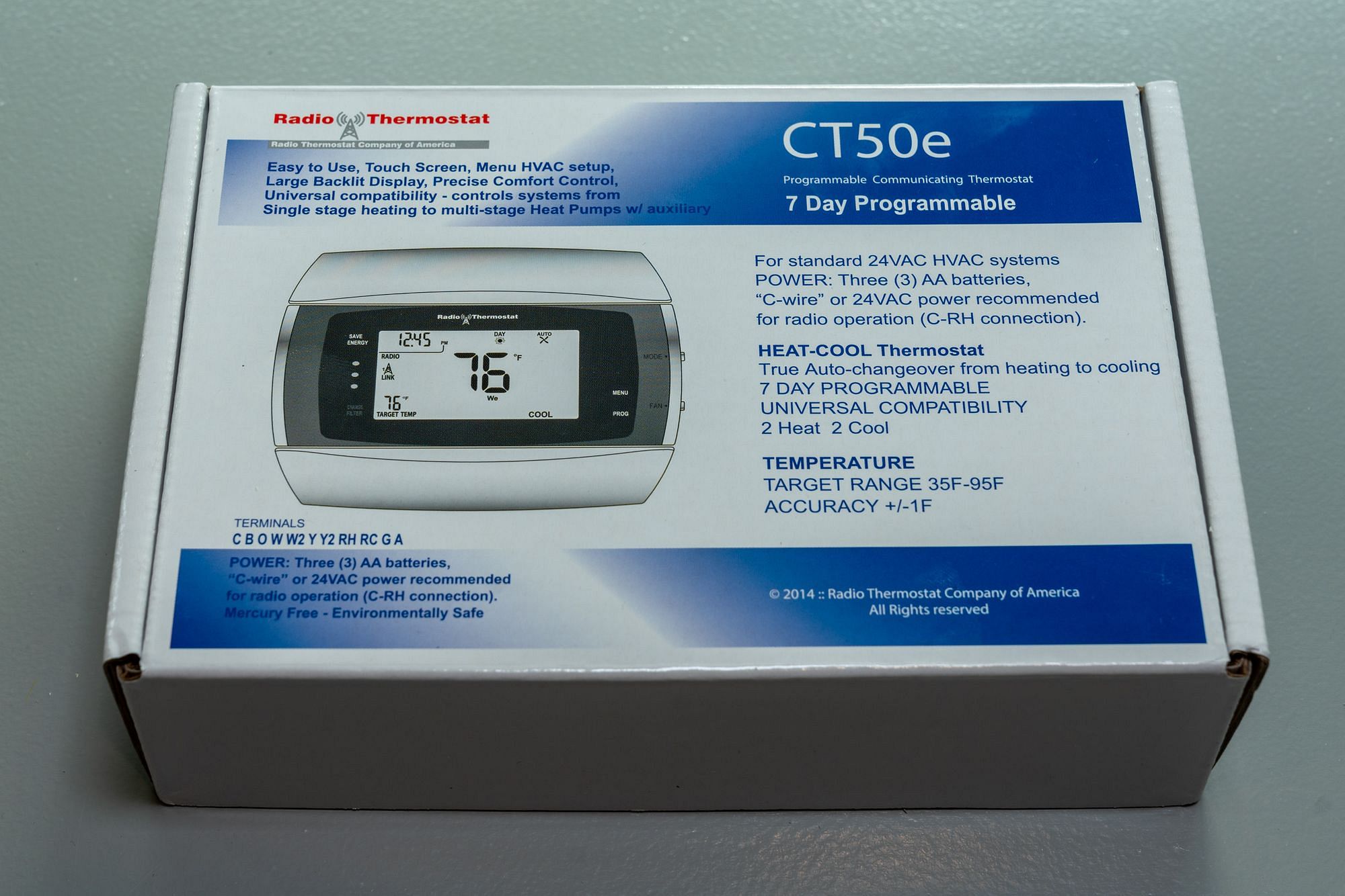 Radio Thermostat CT50e