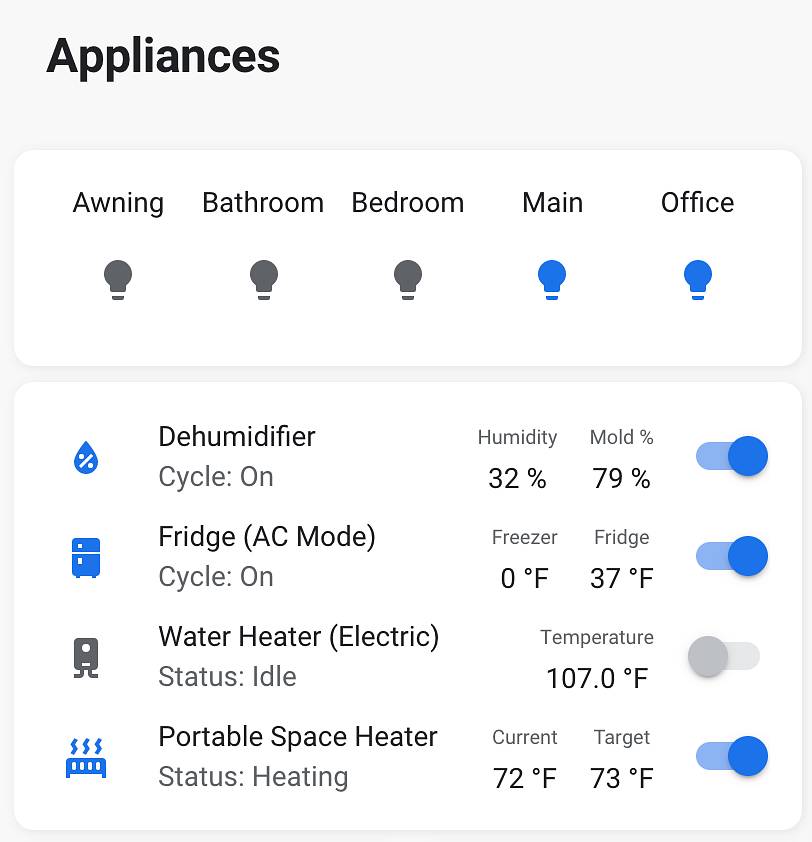 Home Assistant Switches
