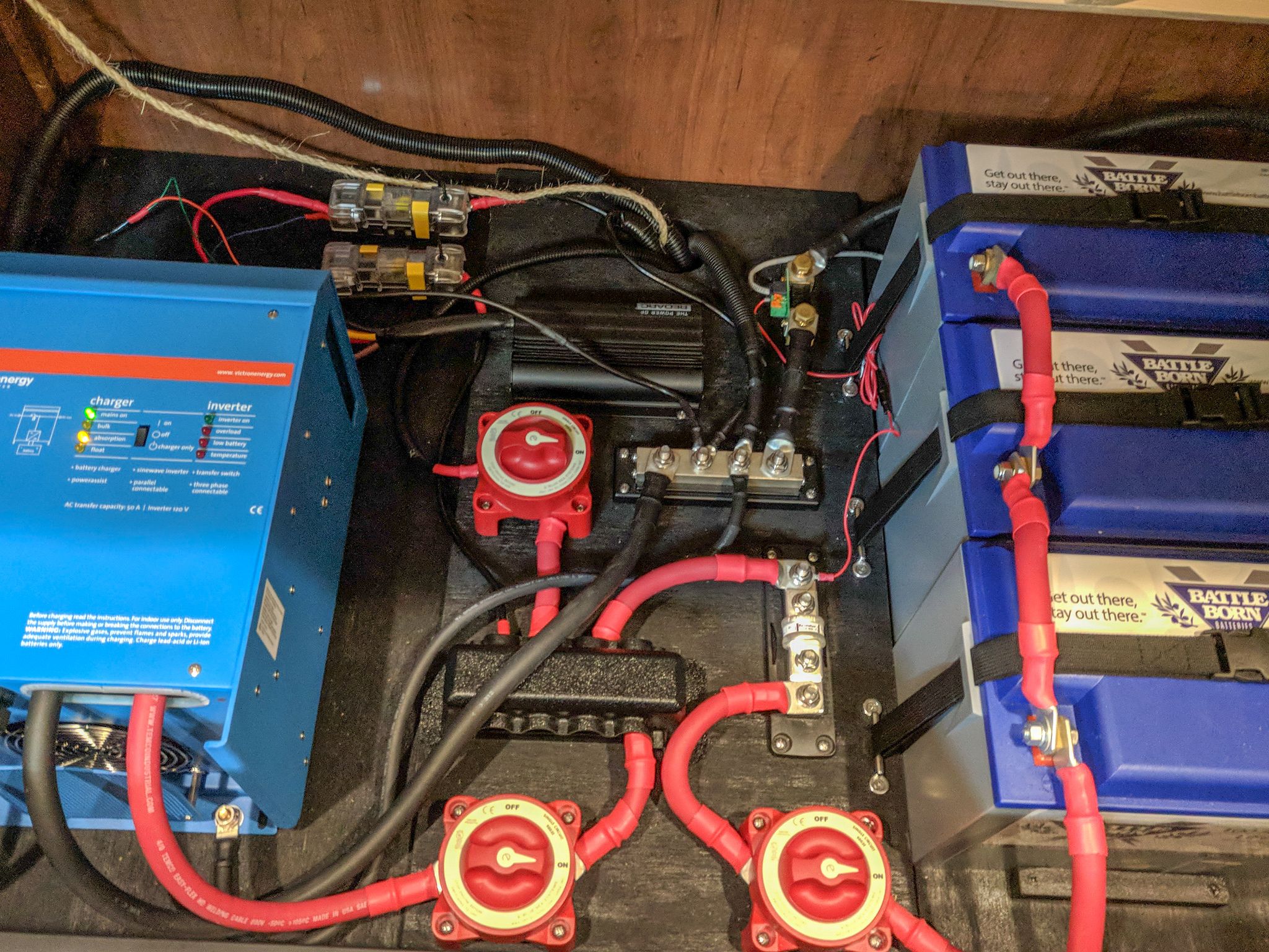 Final wiring setup