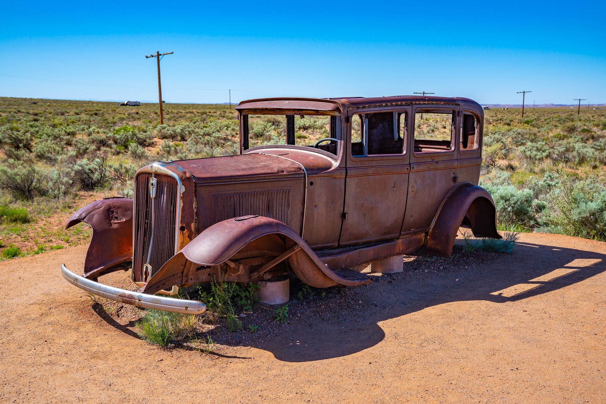Route 66 in Petrified Forest NP
