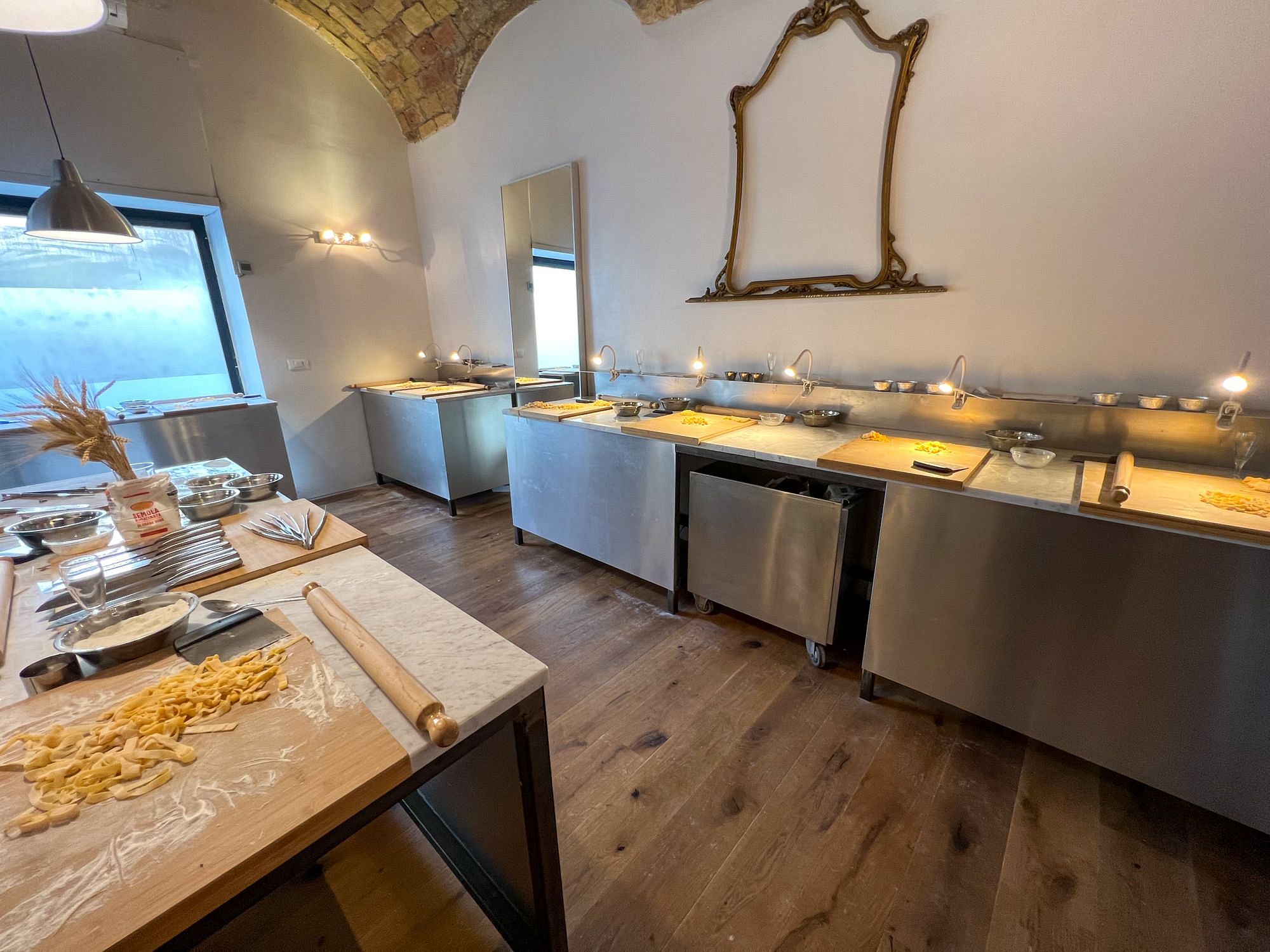 Antica Osteria Kitchen