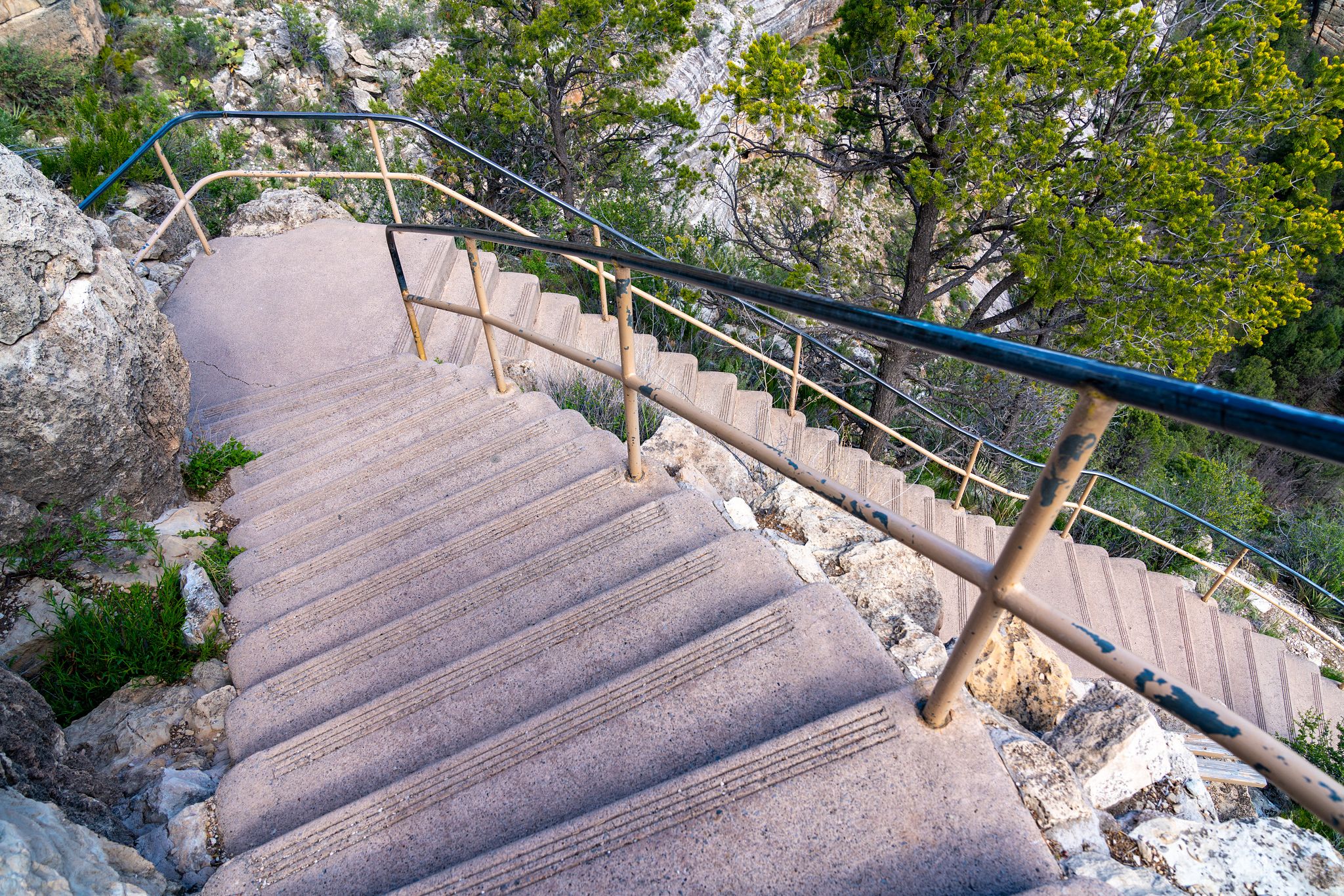Walnut Canyon Island Trail Stairs