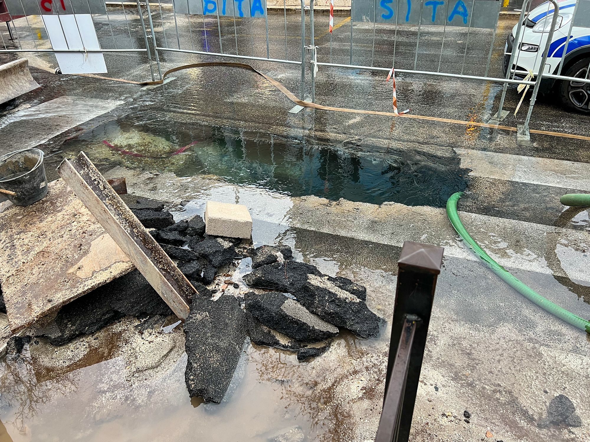 Hole in Roman Road