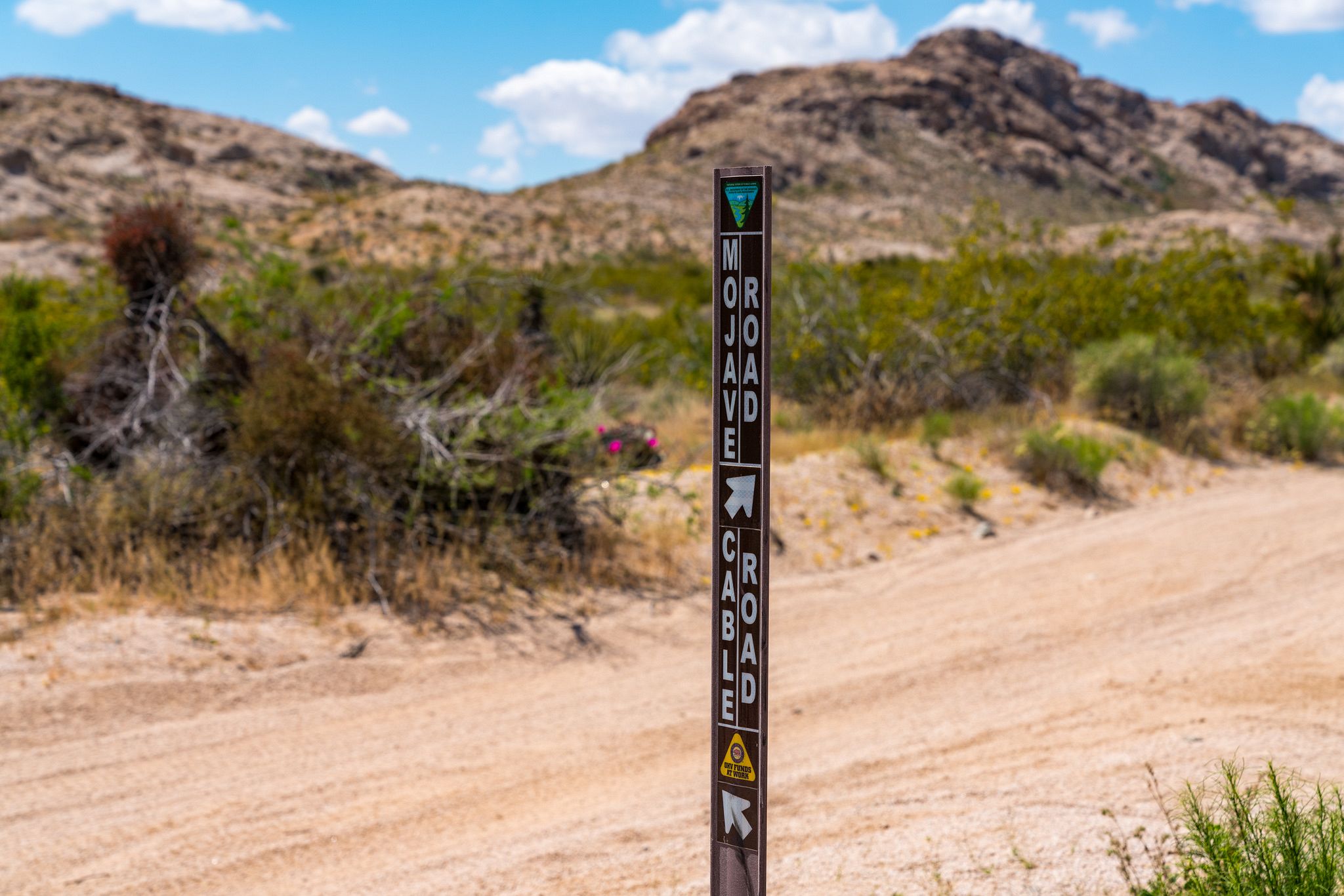 Mojave Road Sign