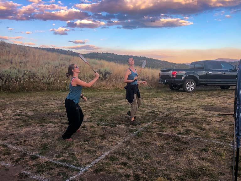 Backyard Badminton