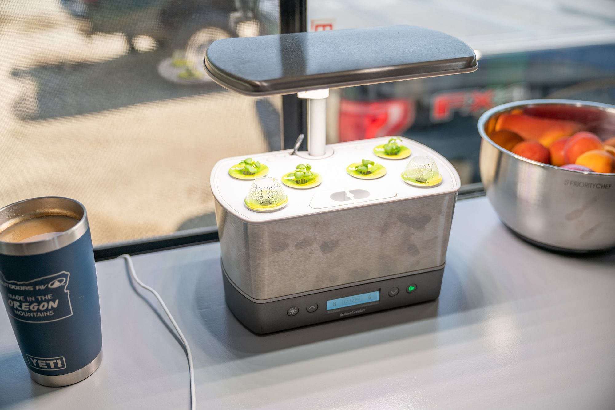 AeroGarden Harvest Elite in RV