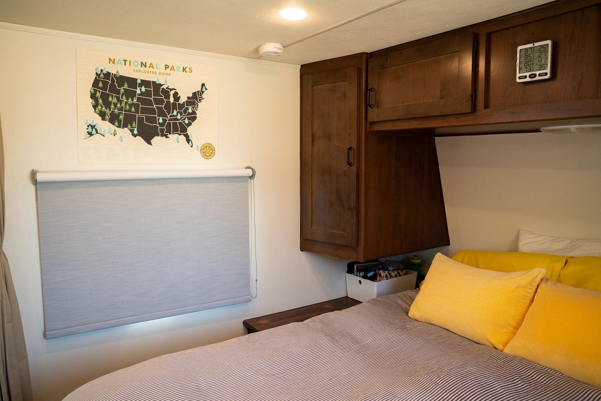Bali Roller Shades in an RV