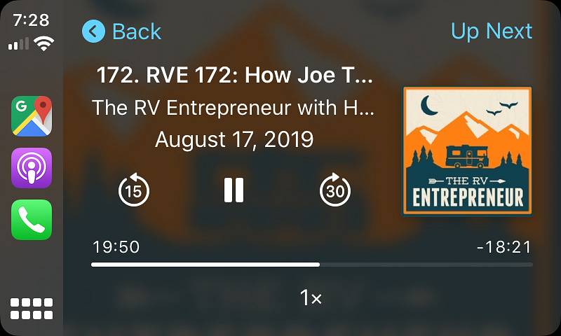 Podcasts on Apple CarPlay