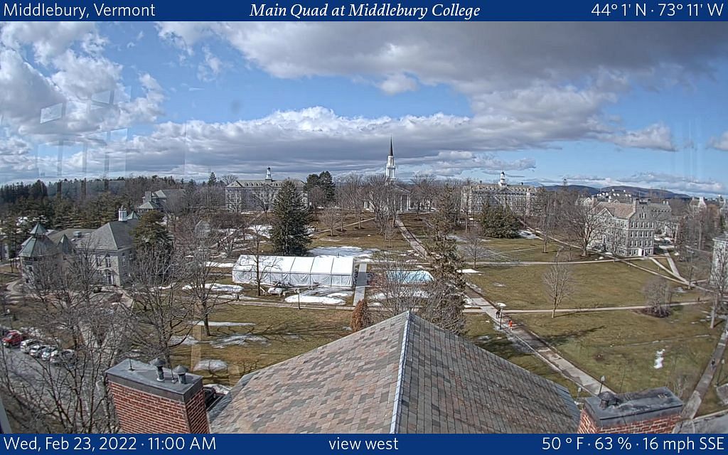 Middlebury College Webcam
