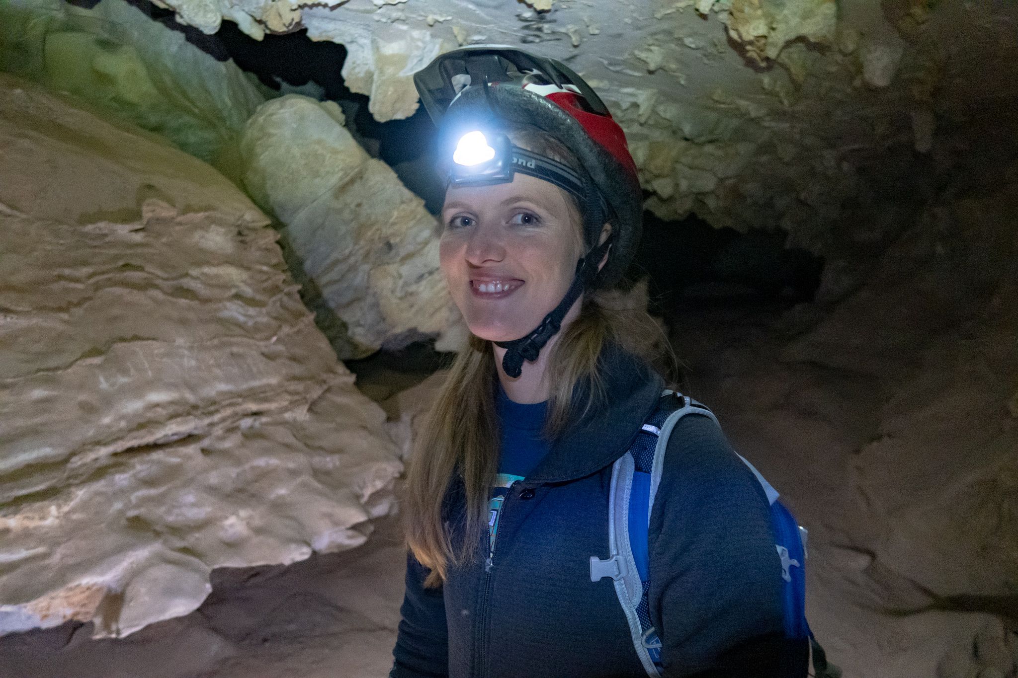 Bicycle Helmet for Caving