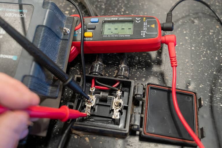 Loose Solar Panel Connection