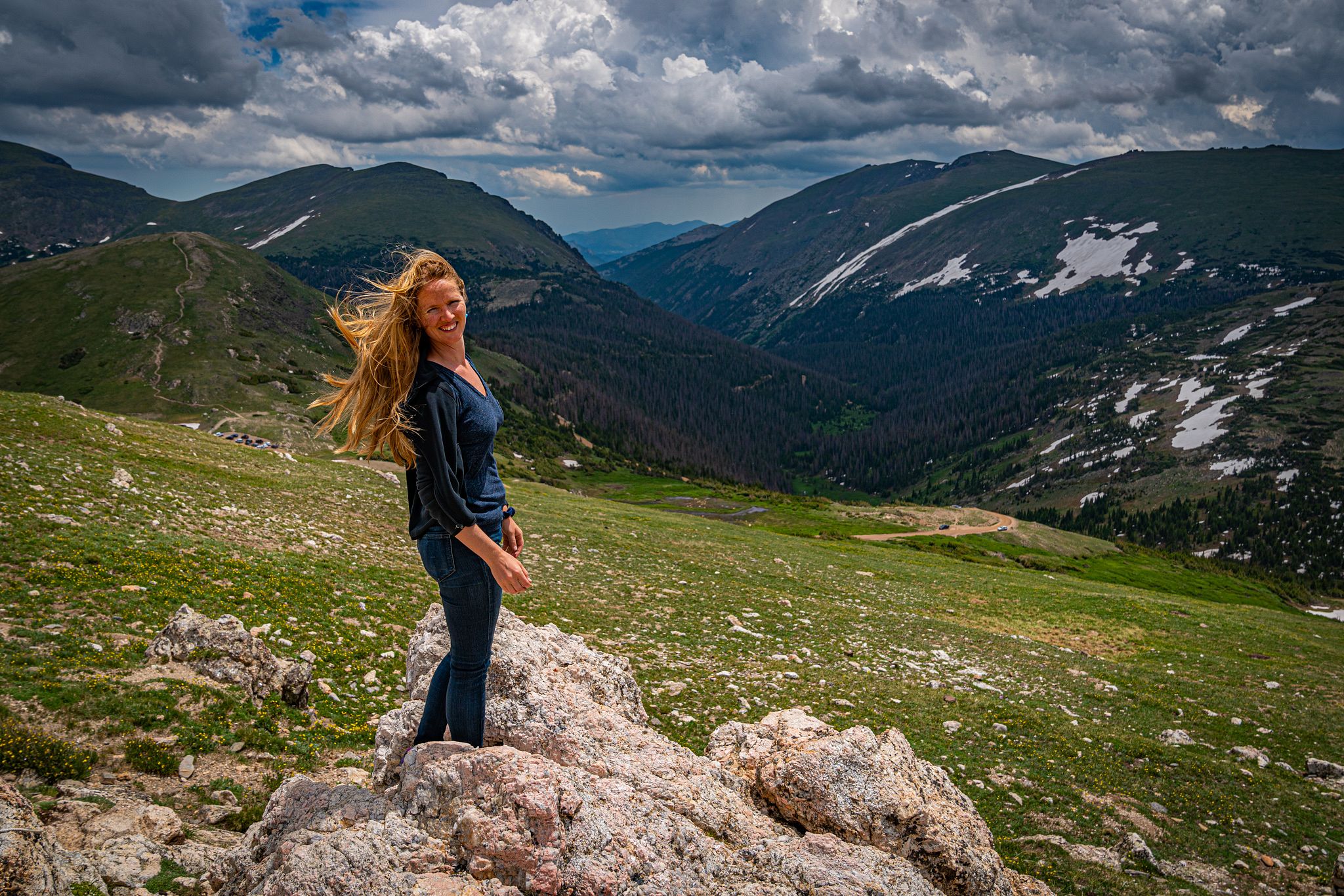 Hair Blowing in the Wind
