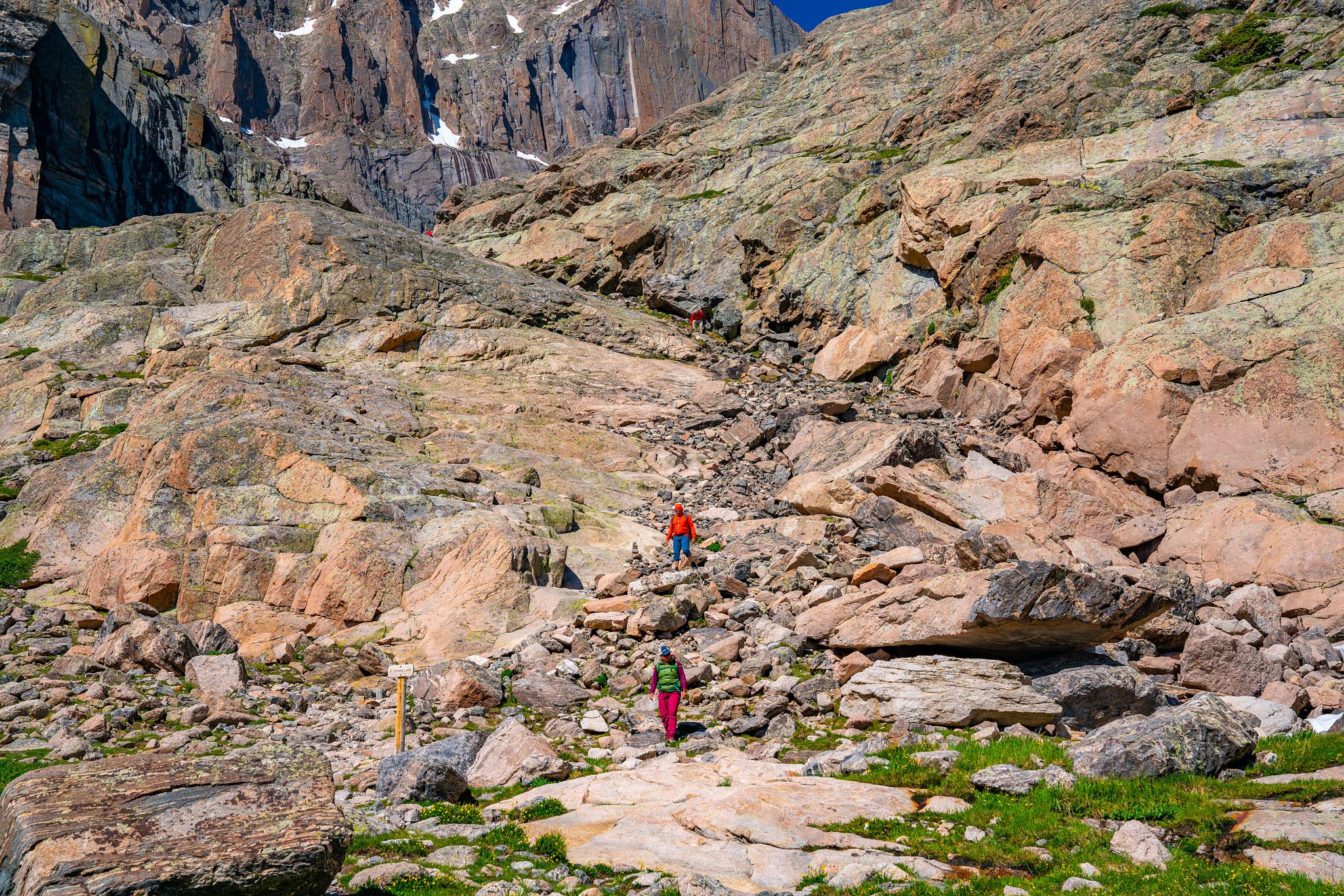Scramble to Chasm Lake