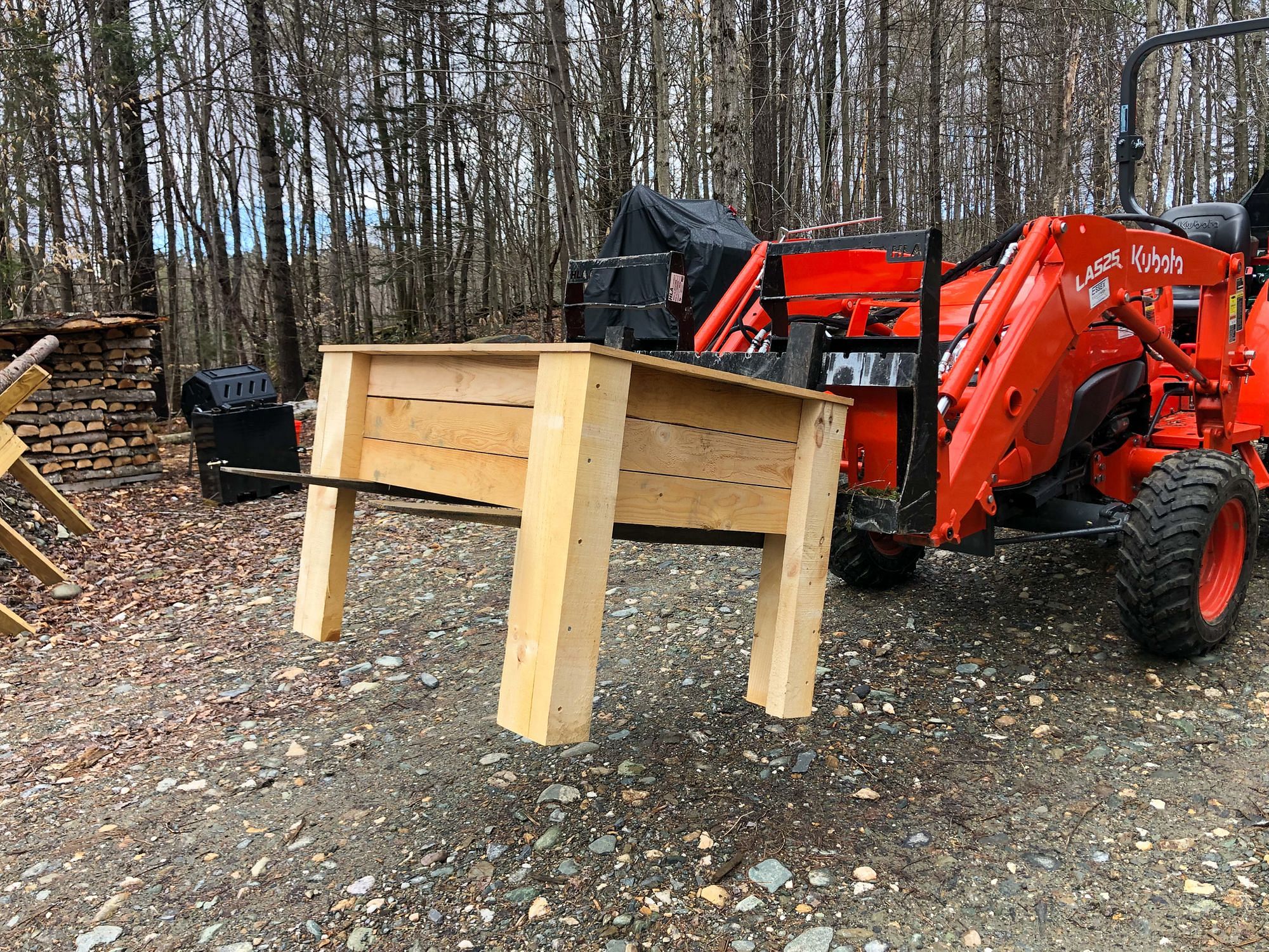 Tractor Moving Herb Planter