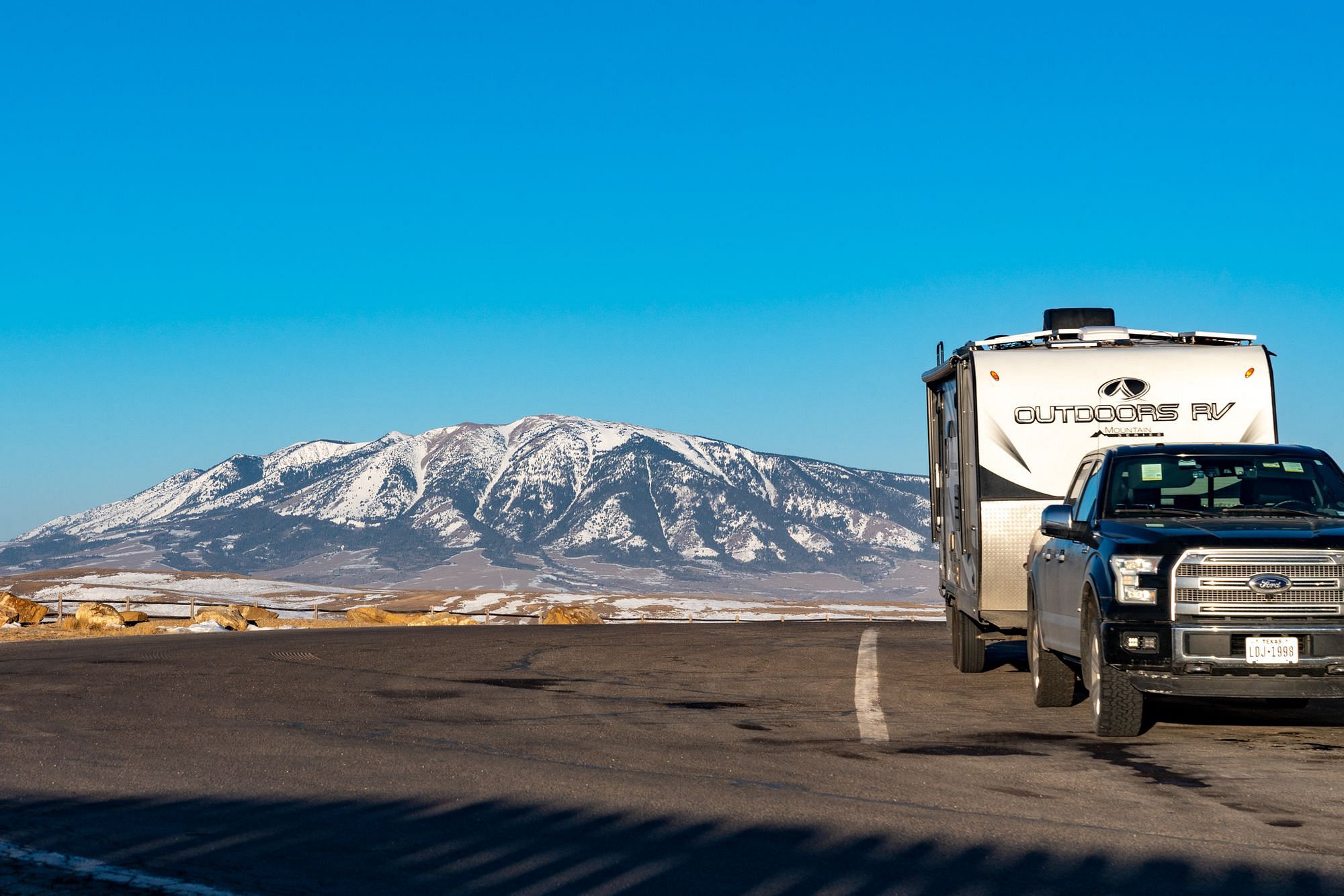 Wyoming Mountains Rest Stop