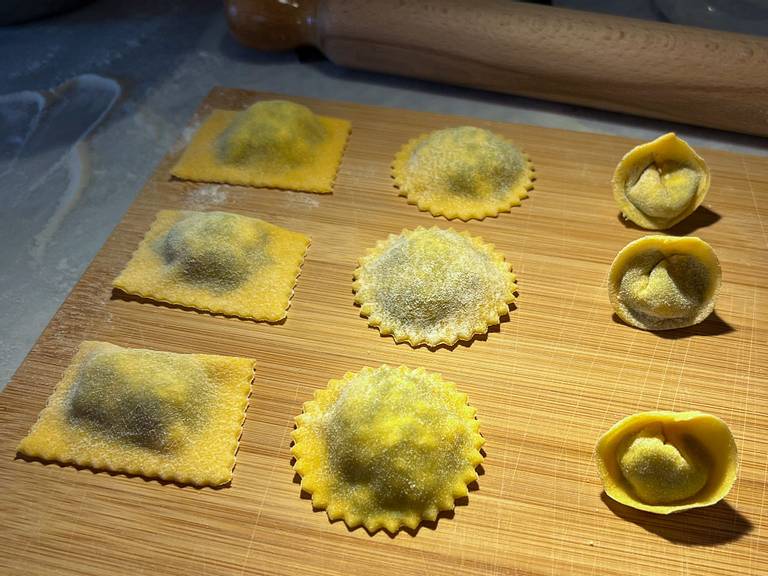 Learning to make handmade pasta in Rome
